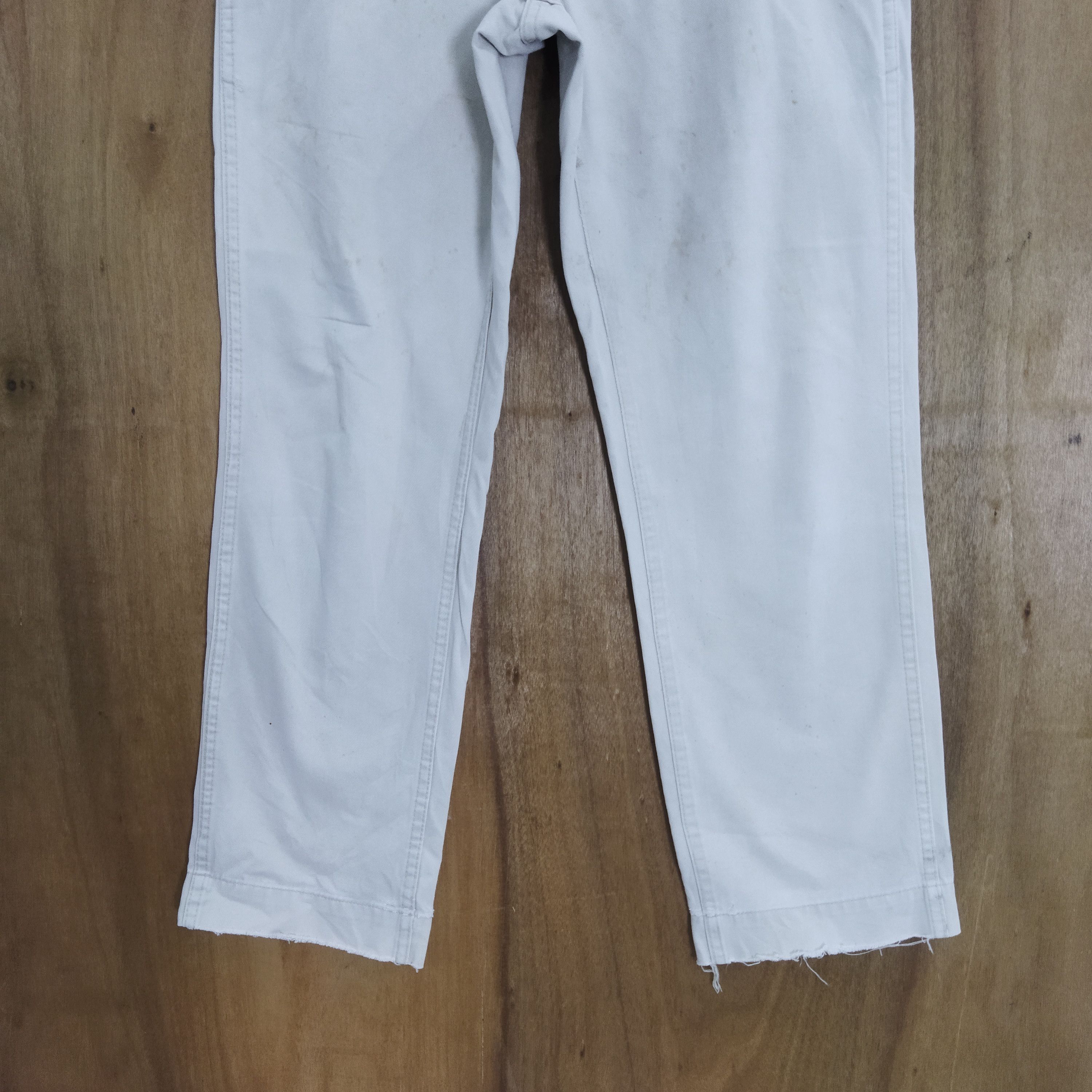 Japanese Brand LACQUER WHITE YELLOW CHINO PANTS Size US 34 / EU 50 - 3 Thumbnail