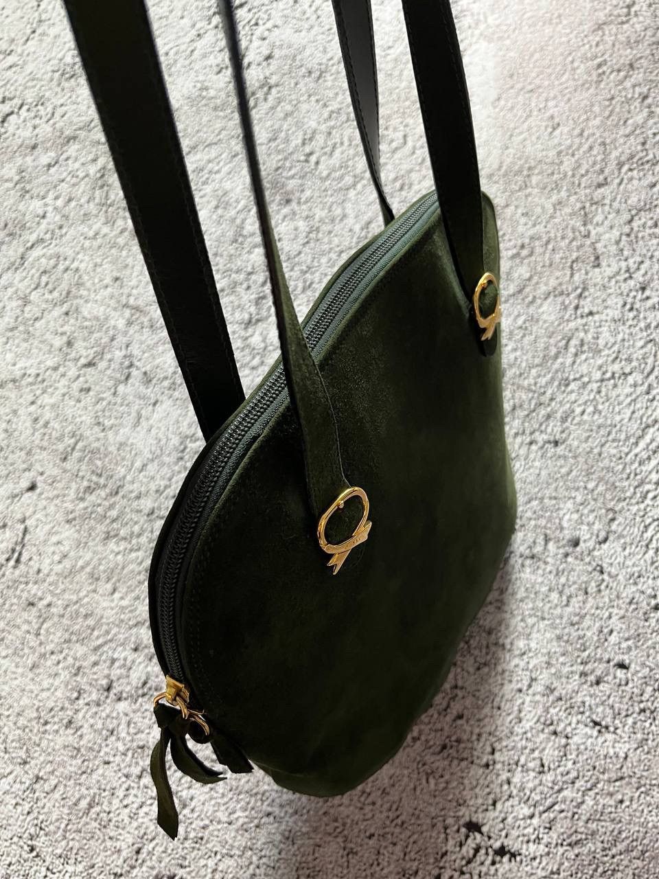 Bally × Vintage NWT Bally Artist Series Green Suide Light Weight Size ONE SIZE - 2 Thumbnail