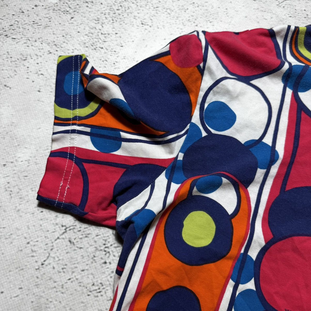Versace vintage 90s versace t shiet wit abstract print Size XL / US 12-14 / IT 48-50 - 9 Thumbnail
