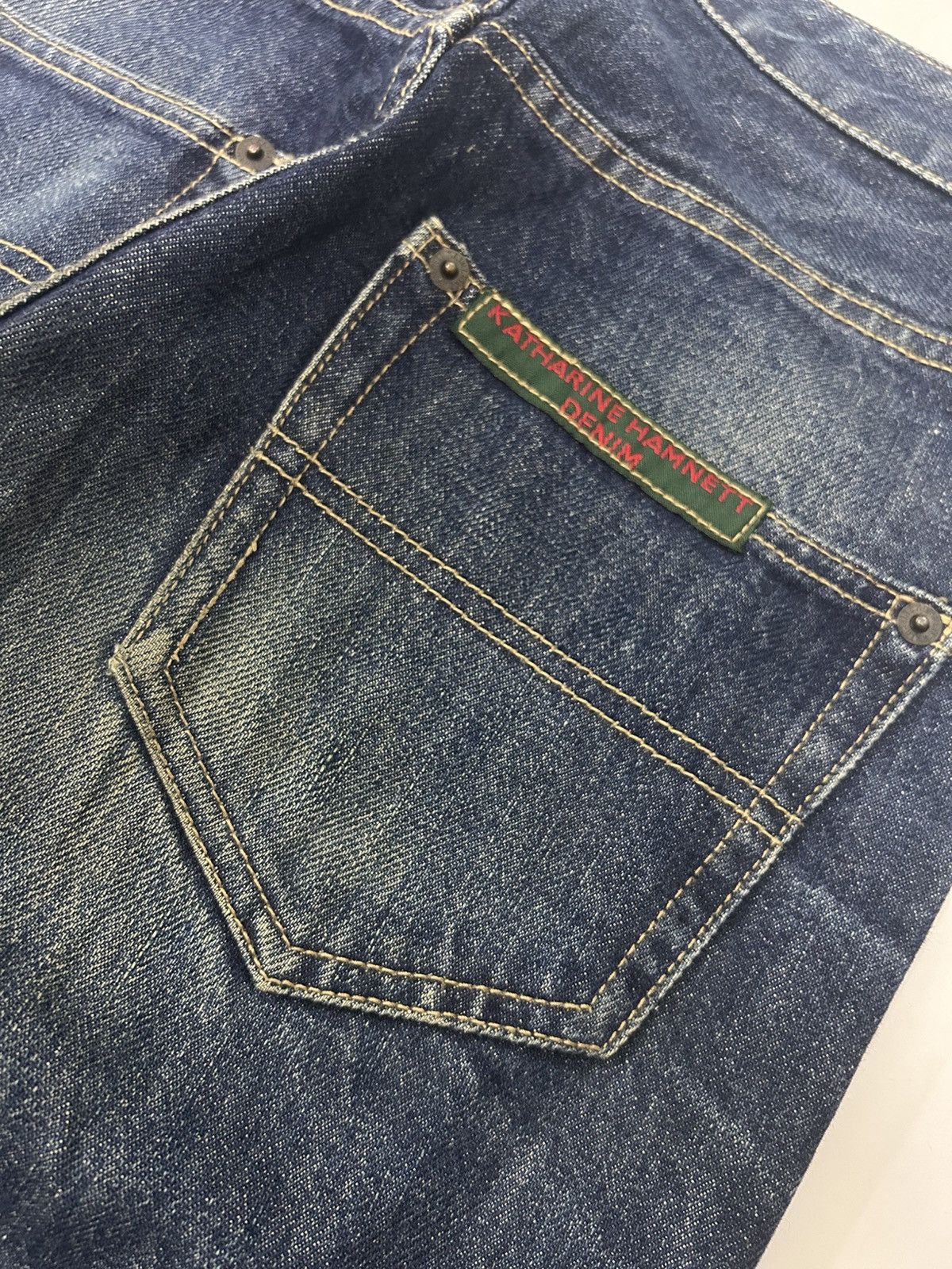 Designer × Katharine Hamnett London KATHARINE HAMNETT LONDON Denim Flare Jeans Slim Fits Size US 26 / EU 42 - 11 Thumbnail