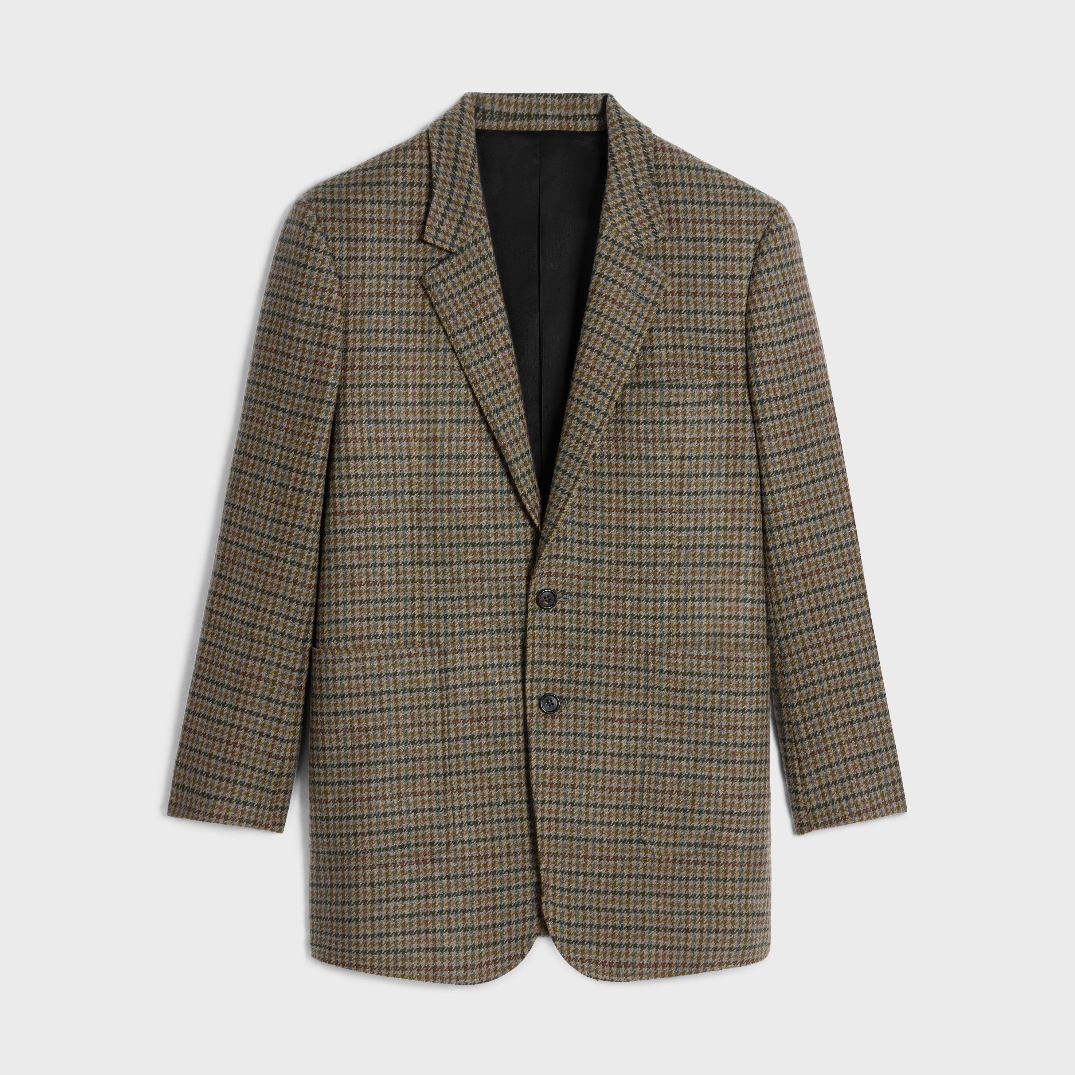 Celine o1bcso1str0925 2V74T101X Tommy Jacket in Camel/Gris Size XS / US 0-2 / IT 36-38 - 1 Thumbnail