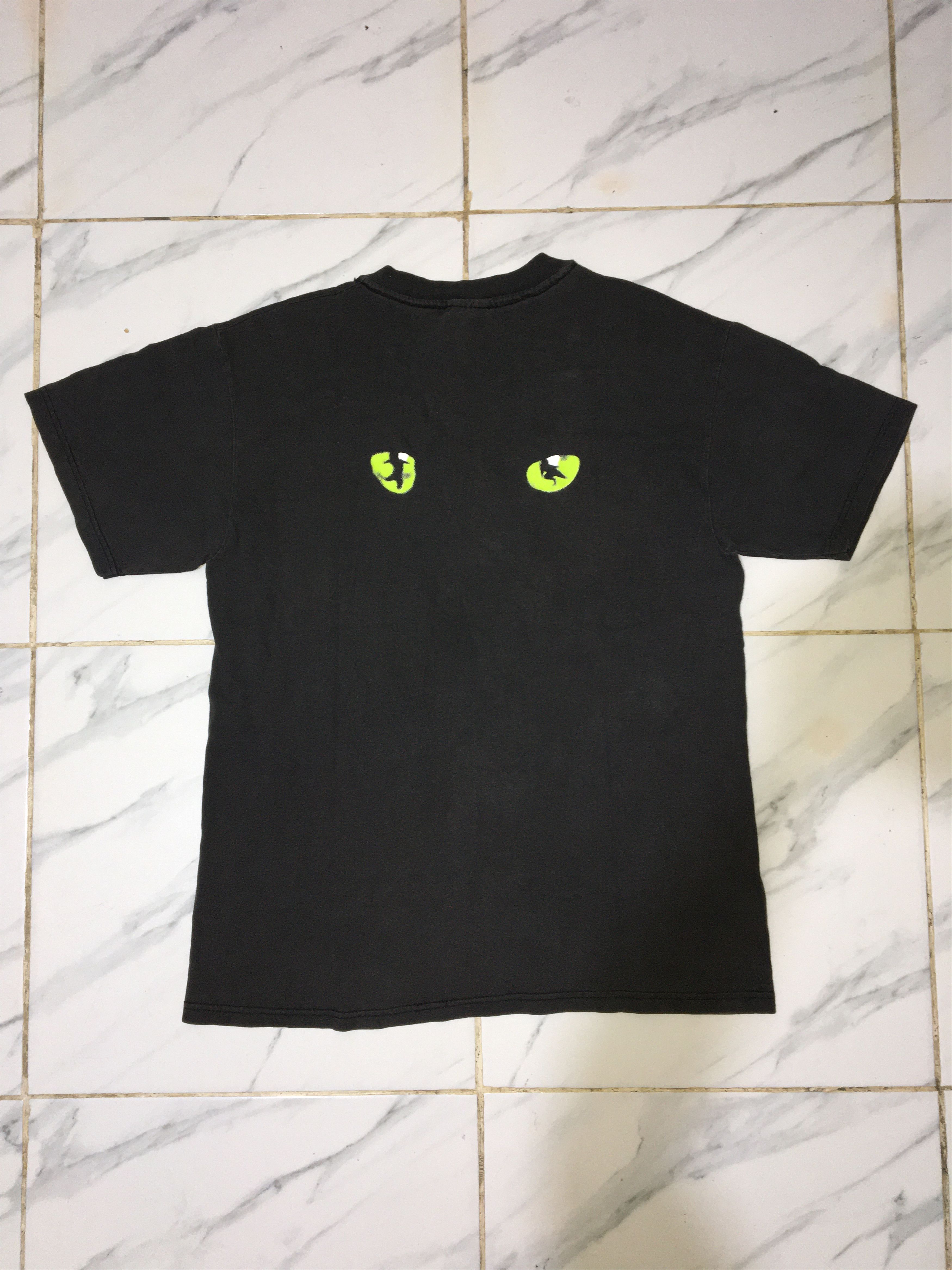 Vintage Vintage 80s Stedman by Hanes Cats The Musical Tshirt Size US M / EU 48-50 / 2 - 2 Thumbnail