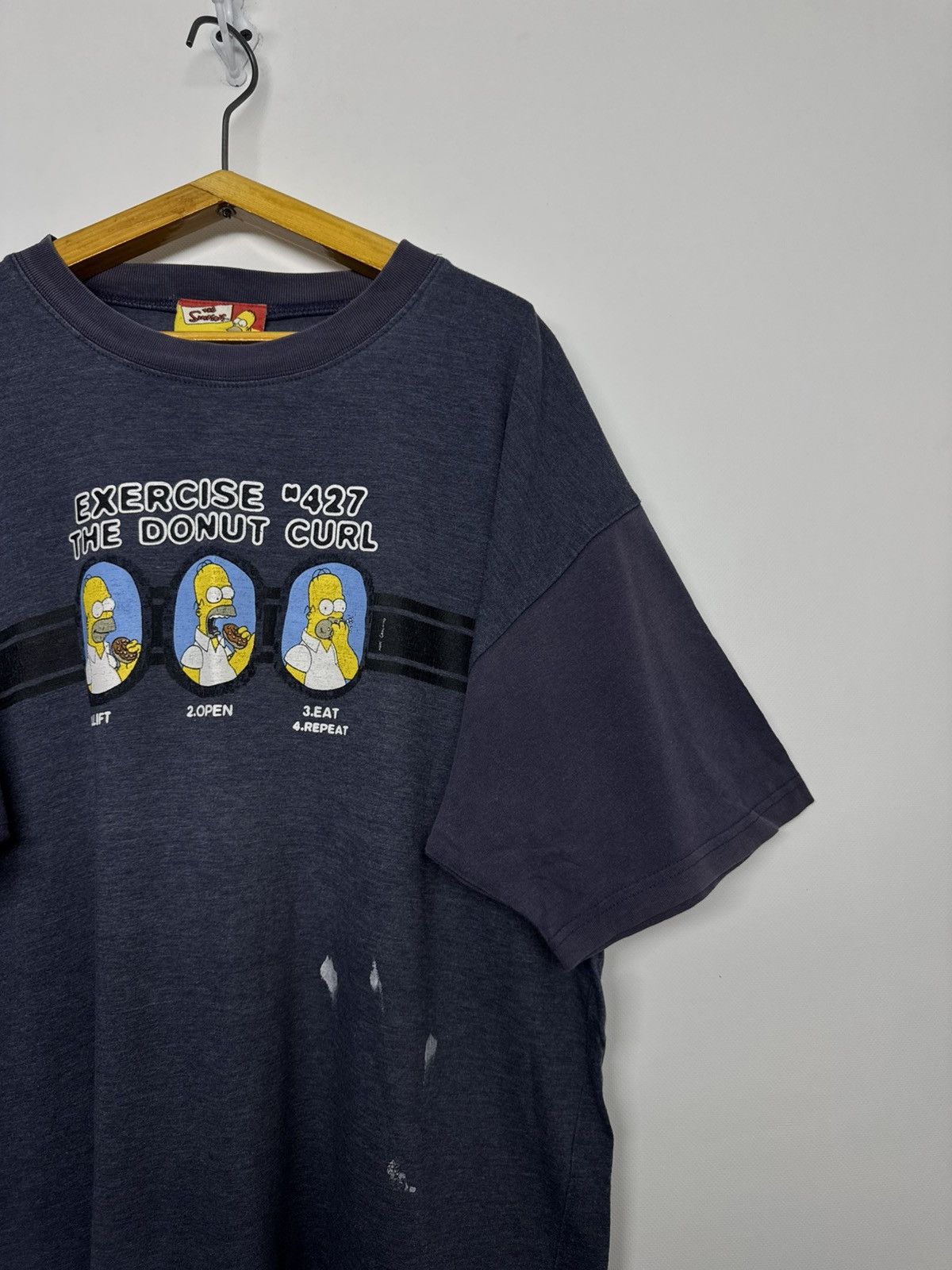 The Simpsons Vintage Y2k The Simpson Homer Big Logo Rate T-Shirt Size US L / EU 52-54 / 3 - 5 Thumbnail