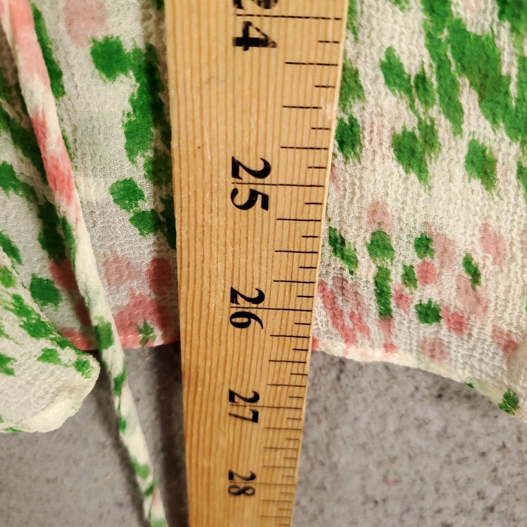 Talbots Talbots Blouse Womens 12 Multicolor Geometric 3/4 Sleeve Tie Front Lightweight Sheer Bohemian Classic Size XL / US 12-14 / IT 48-50 - 3 Thumbnail