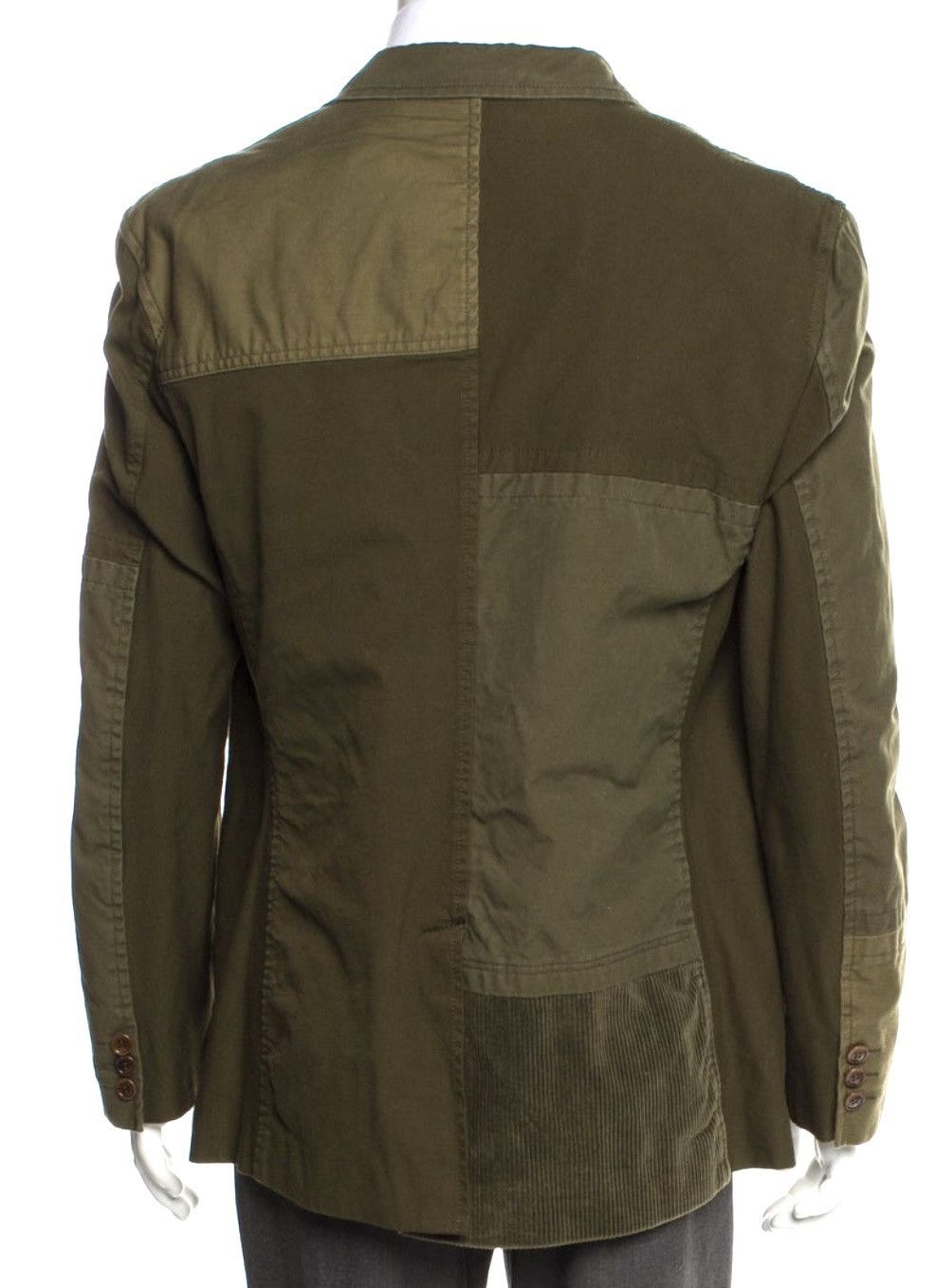 Comme des Garcons Homme Army green patchwork jacket Size US M / EU 48-50 / 2 - 5 Thumbnail