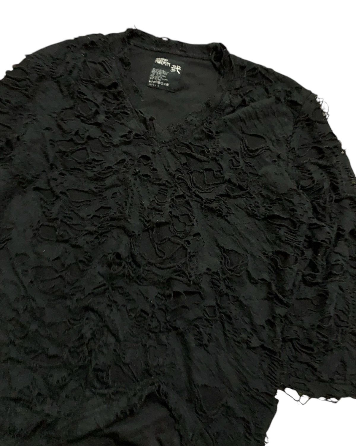 Kapital 💥Ppfm Ripped kapital Style Shirt Black Size M / US 6-8 / IT 42-44 - 3 Thumbnail