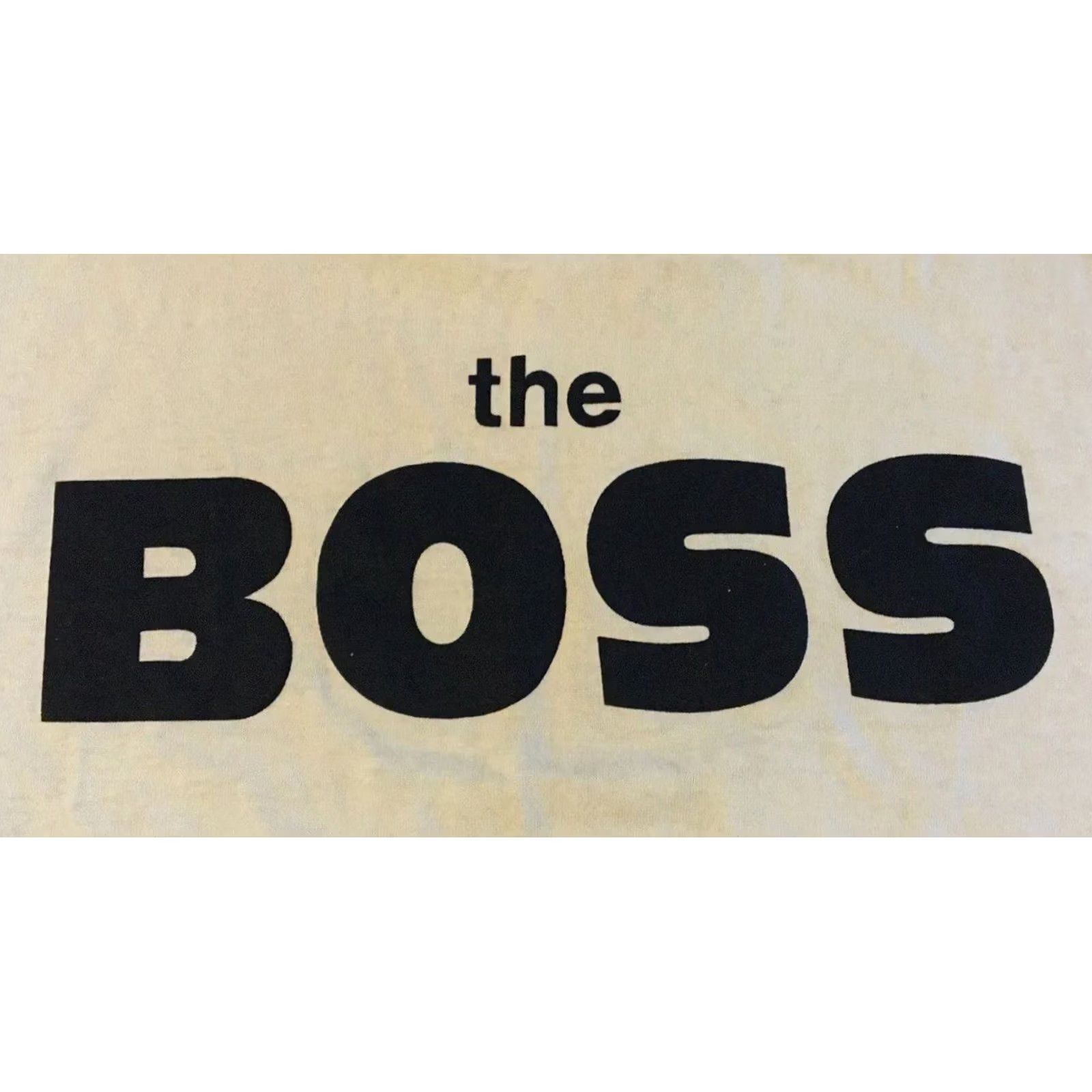 Vintage VINTAGE The BOSS Faded Distress Shirt XL Mens T-Shirt 90s Distressed White Funny Rock Punk Harley Biker Jackson Joke Retro USA 80s 90s Shirt XL Mens Size US XL / EU 56 / 4 - 3 Thumbnail