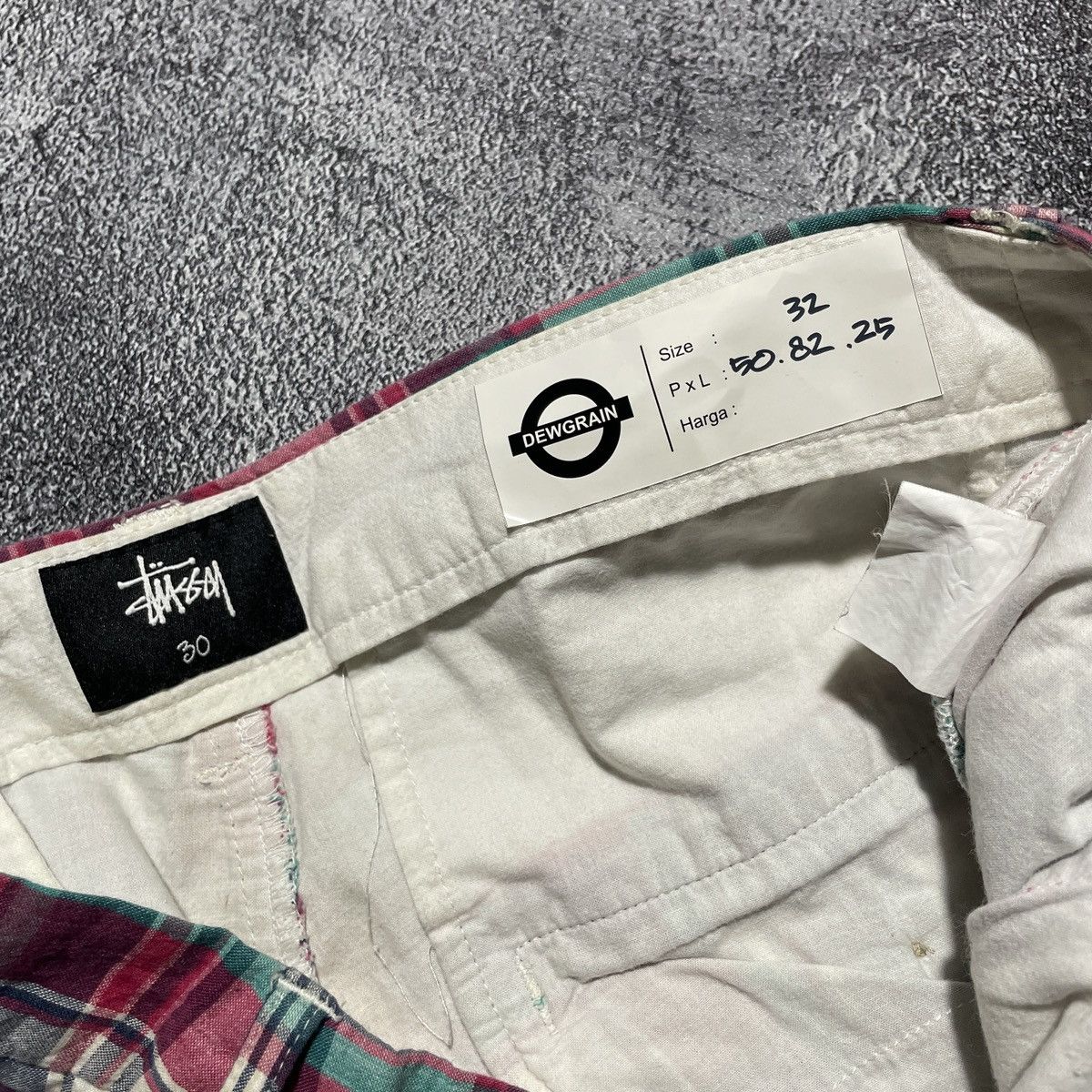 Issey Miyake × Japanese Brand × Stussy Stussy Vintage Pants Embroidered Logo Size 30" / US 8 / IT 44 - 2 Thumbnail