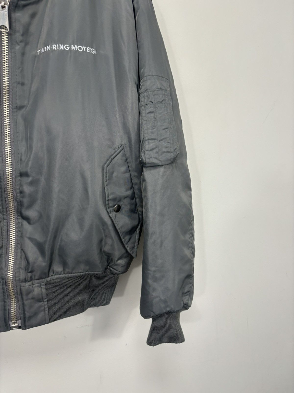 Vintage Vintage FAI World Grand Prix Rare Khaki MA-1 Bomber Jacket Size US M / EU 48-50 / 2 - 10 Thumbnail