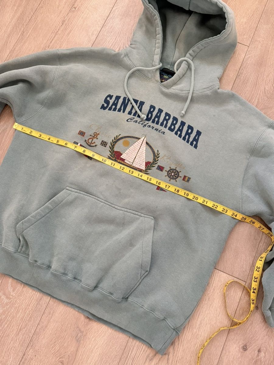 Vintage Vintage Santa Barbara Beach/surf style Hoodie Size US XL / EU 56 / 4 - 7 Thumbnail