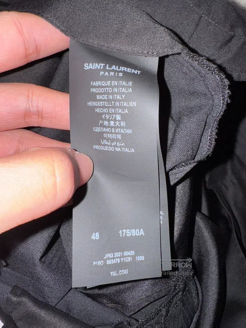 Saint Laurent Paris Saint Laurent Paris Smoking Men's Dress Pants Size US 32 / EU 48 - 3 Thumbnail