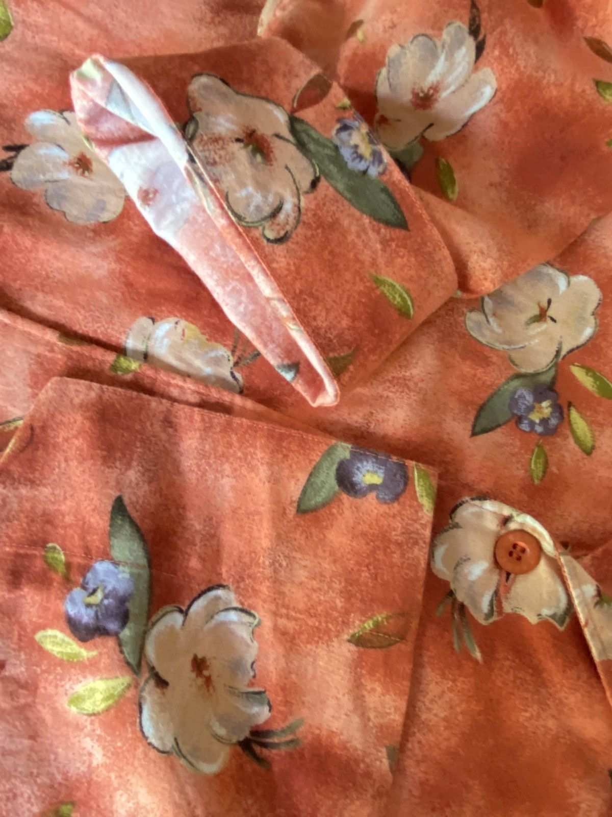 Kenzo KENZO Vintage Floral Button-Up Shirt Size US L / EU 52-54 / 3 - 7 Thumbnail