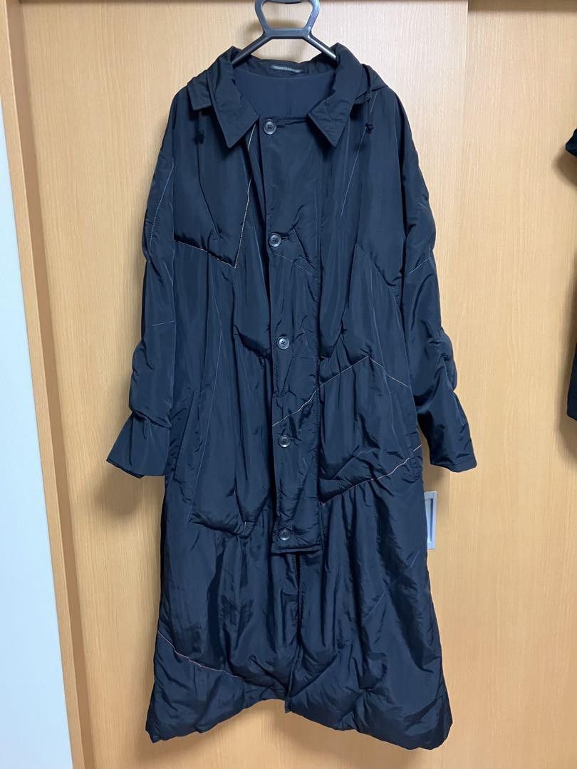 Yohji Yamamoto Yohji Yamamoto POUR HOMME 20AW Cotton filled nylon coat Size US L / EU 52-54 / 3 - 3 Thumbnail