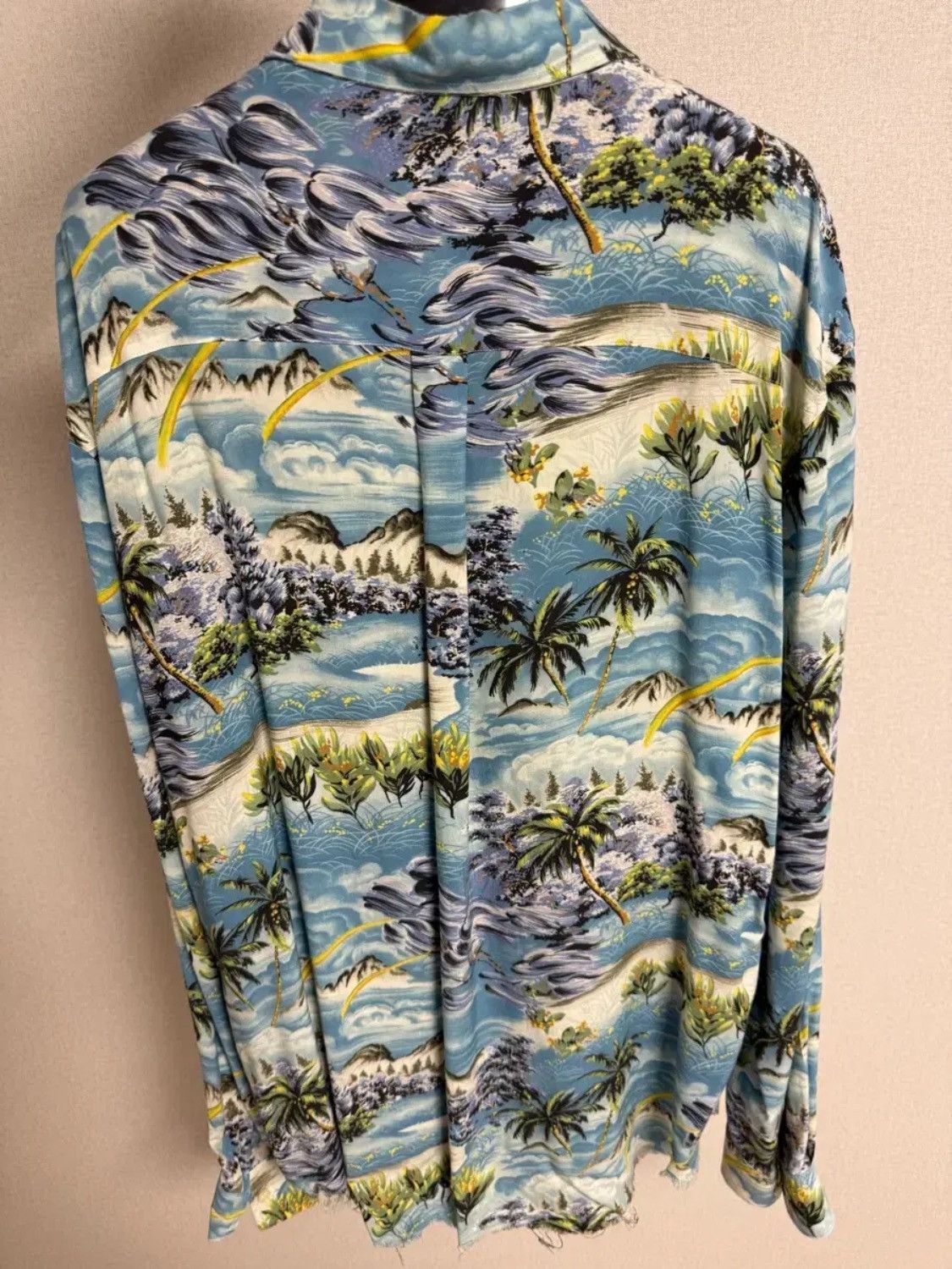 Saint Laurent Paris Saint Laurent Hawaiian Button Shirt Size US XL / EU 56 / 4 - 2 Thumbnail
