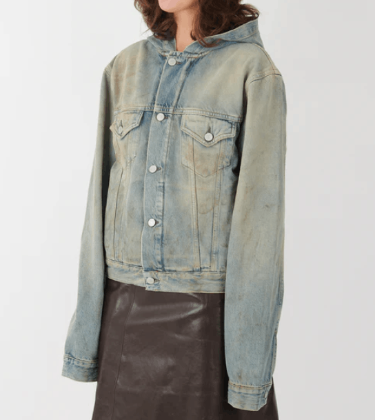 Acne Studios BNWT AW25 ACNE STUDIOS HOODED DENIM JACKET XS Size US XS / EU 42 / 0 - 15 Thumbnail