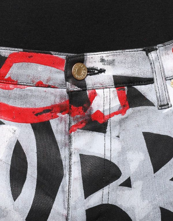 Dolce & Gabbana o1y0125 5-Pocket Pant in Multicolor Size US 30 / EU 46 - 4 Thumbnail