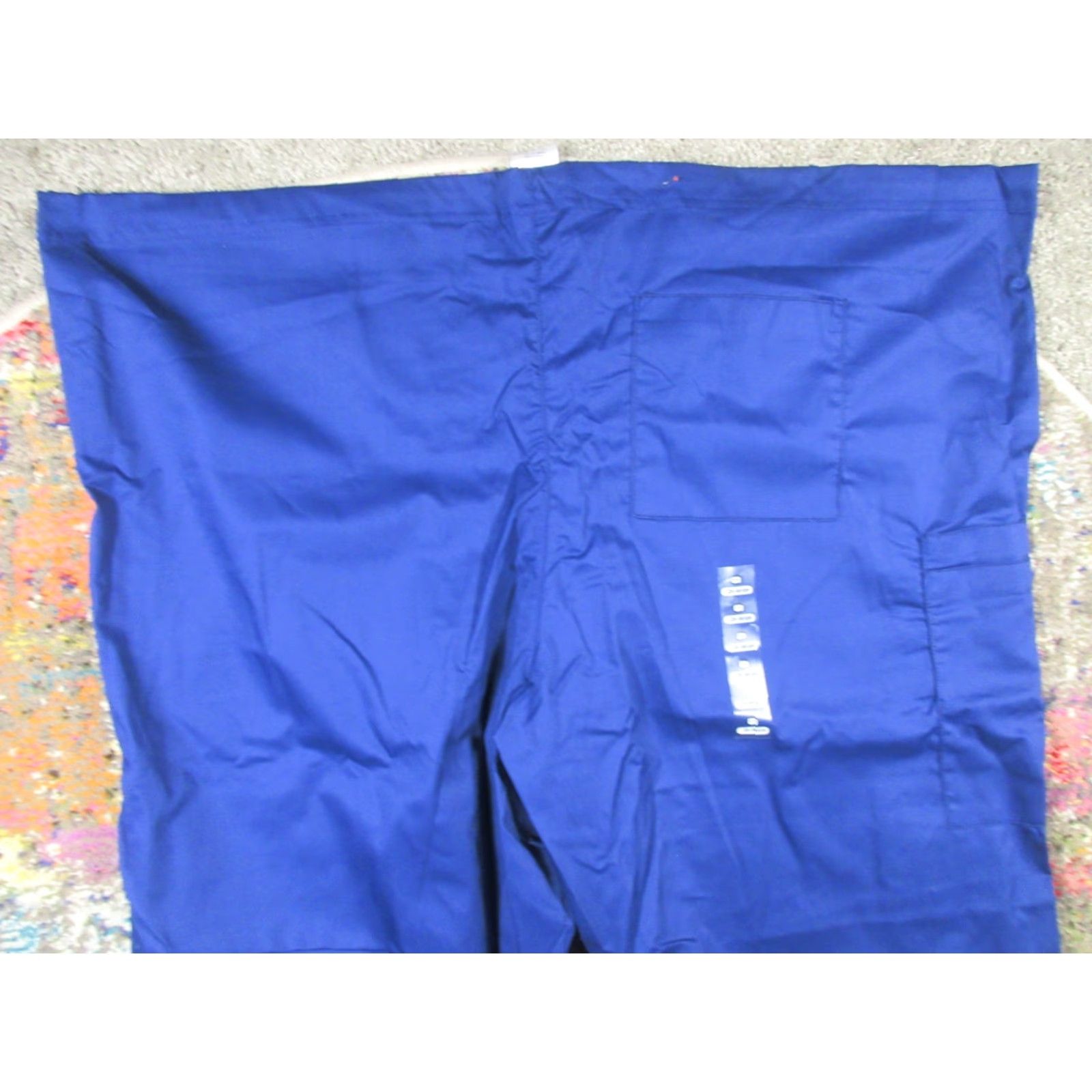 Vintage WonderWink Scrub Pants Unisex 2XL Navy Blue 32 Inseam Cotton Blend NEW NWT Classic Hard-wearing Medical Uniform Size US 39 - 4 Thumbnail