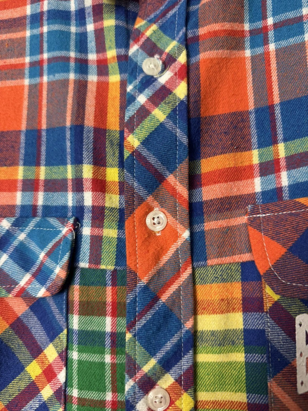 Billionaire Boys Club Billionaire Boys Club Patchwork Flannel Shirt Multicolor Size US M / EU 48-50 / 2 - 7 Thumbnail
