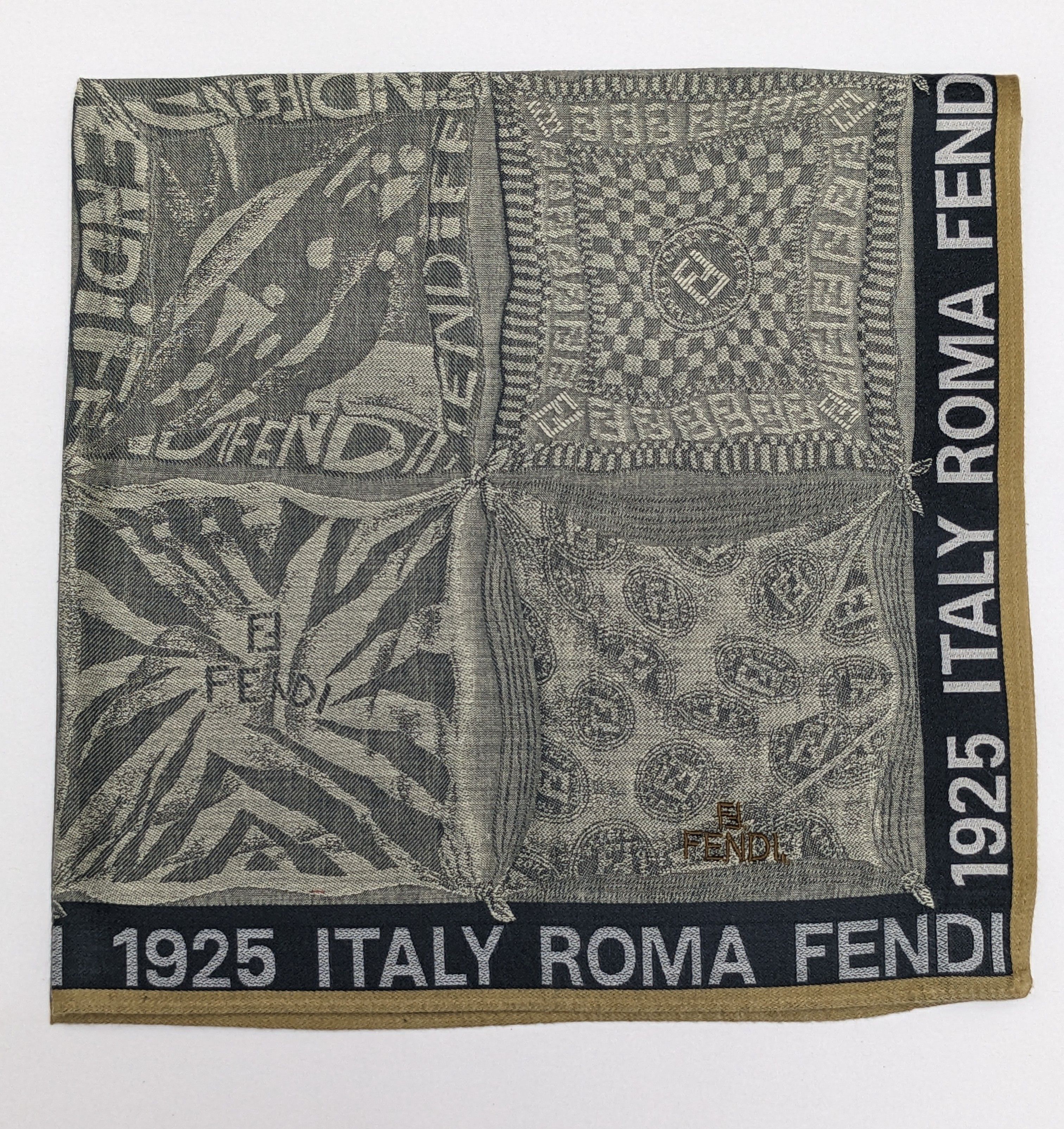 Fendi Vintage FENDI Roma 1925 Patchwork Monogram Size ONE SIZE - 1 Thumbnail