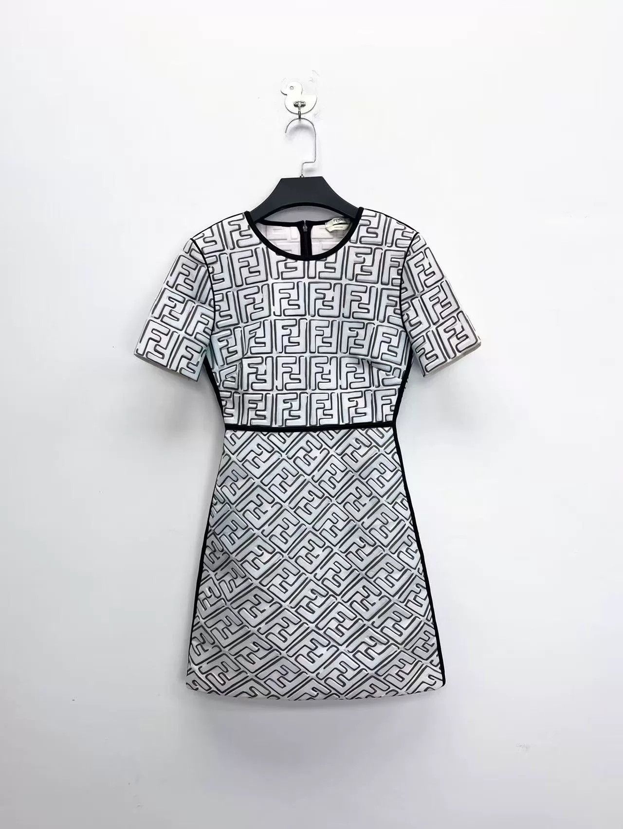 Fendi Fendi Double F Monogram Waist-Cinched Dress Size S / US 4 / IT 40 - 1 Thumbnail