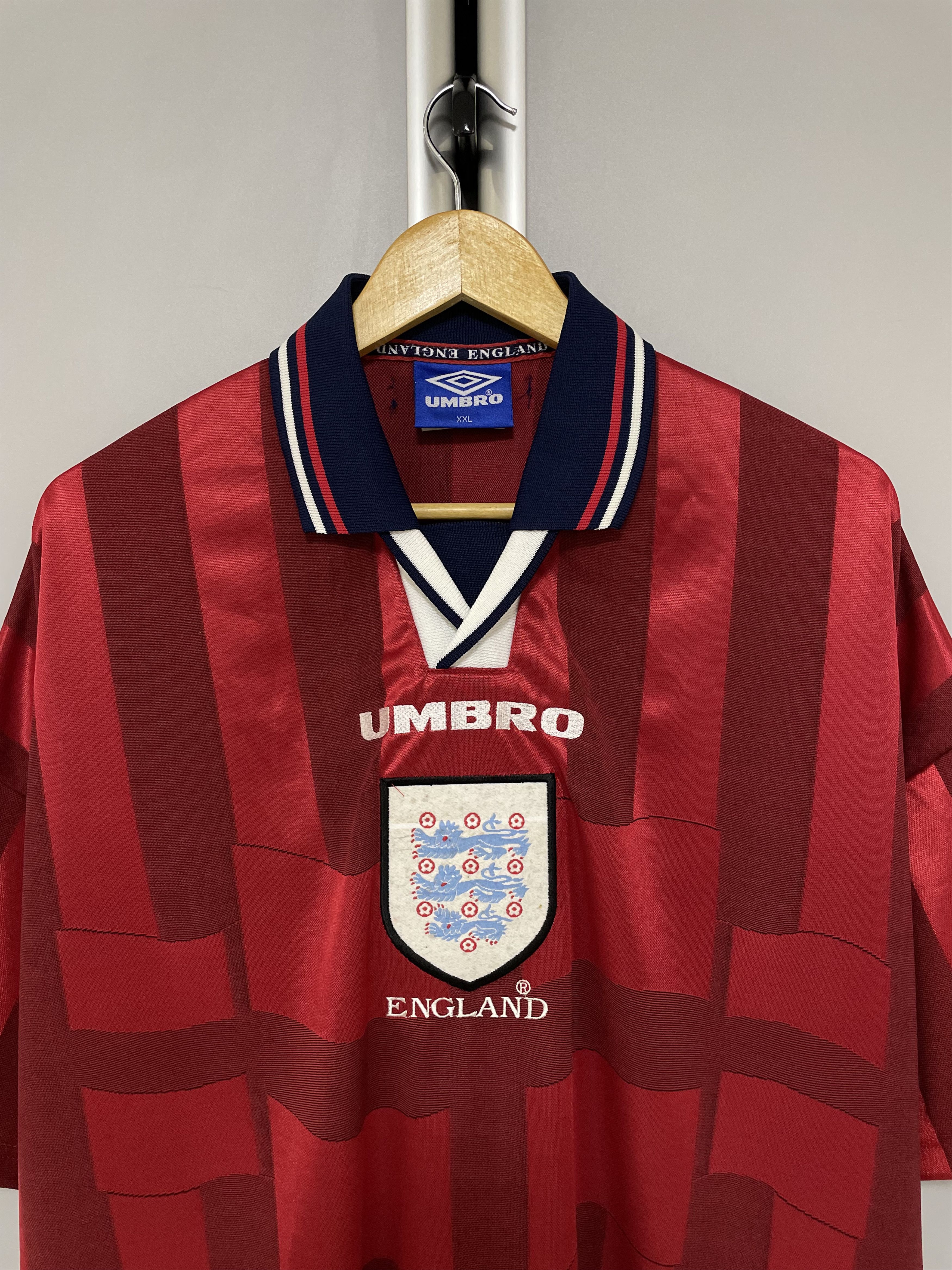 Umbro UMBRO ENGLAND 1997-1998 Vintage Jersey Soccer Football Size US XXL / EU 58 / 5 - 5 Thumbnail