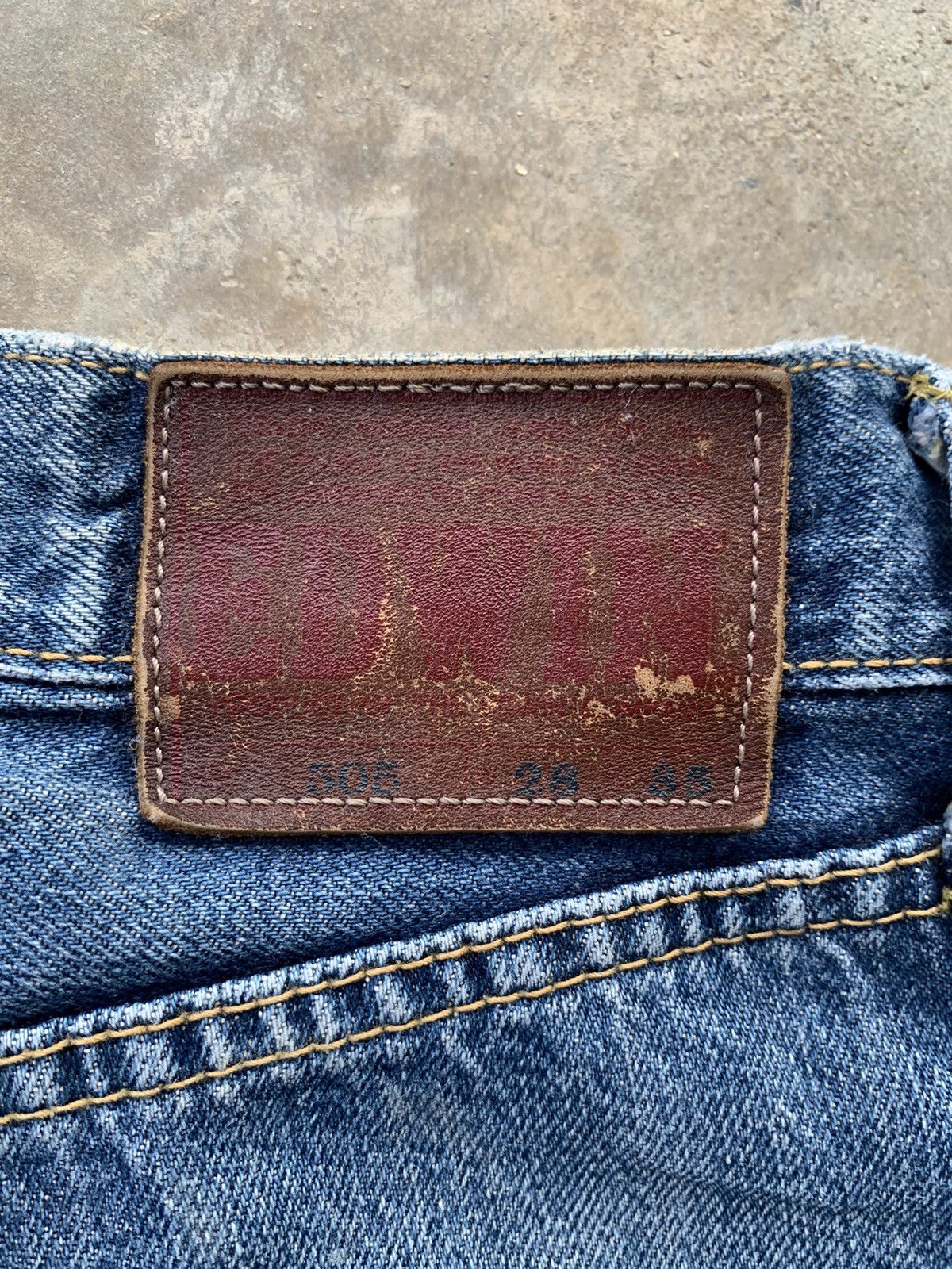 Edwin × Vintage Vintage Edwin Baggy Selvedge Distressed Denim Size US 28 / EU 44 - 11 Thumbnail