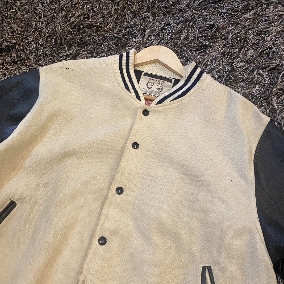 Hysteric Glamour × Vintage ARCHIVE💥VINTAGE RARE 1984 Hysteric Glamour Leather Varsity Size US M / EU 48-50 / 2 - 13 Thumbnail
