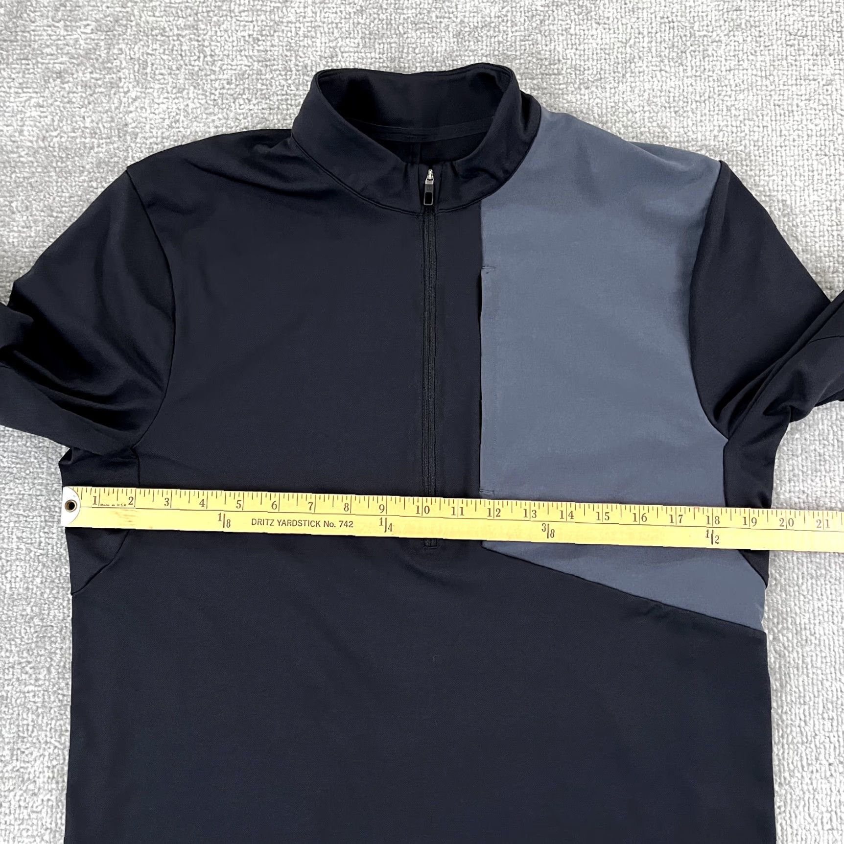Lululemon LULULEMON Jacket Men M Gray 1/2 Zip Pullover Regular Fit Polyester Breathable Lightweight Golf Preppy Basic Jacket Logo on Left Sleeve Size US M / EU 48-50 / 2 - 5 Thumbnail