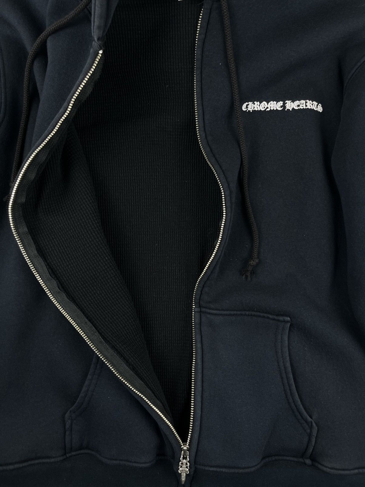 Chrome Hearts Chrome Hearts Cross Plus Heavy Thermal Zip Up Hoodie Size US L / EU 52-54 / 3 - 7 Thumbnail