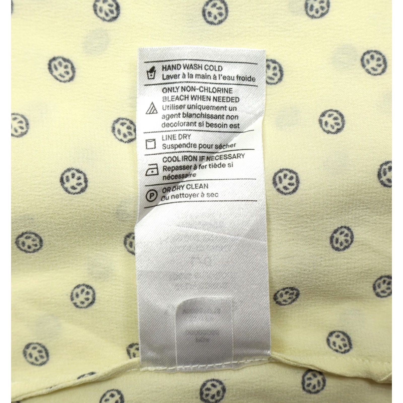 Vince Vince Blouse Shirt Women Silk Cap Sleeve 3 Button Split Neck Yellow L Size L / US 10 / IT 46 - 6 Thumbnail