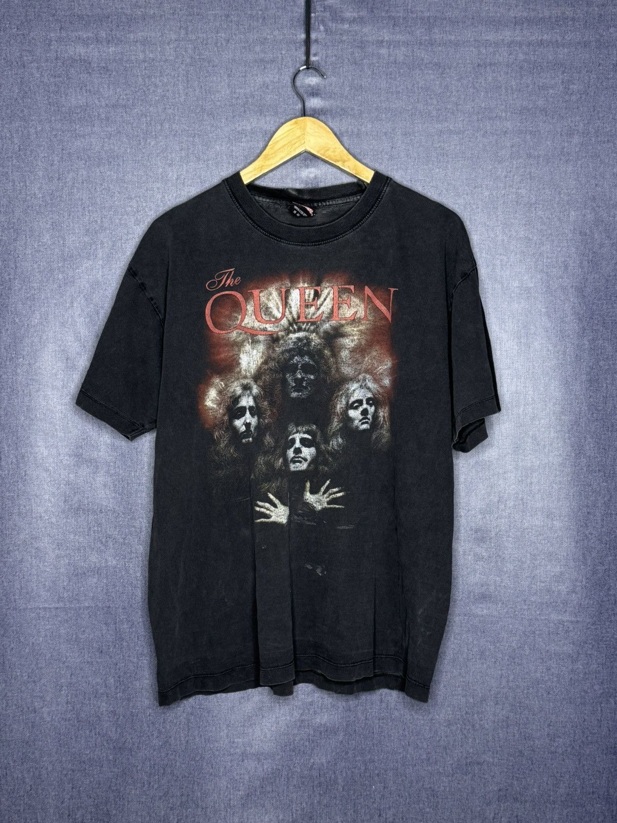 Vintage Vintage Queen T Shirt Rock@Tees Retro Band Freddie Mercury Size US XL / EU 56 / 4 - 1 Thumbnail