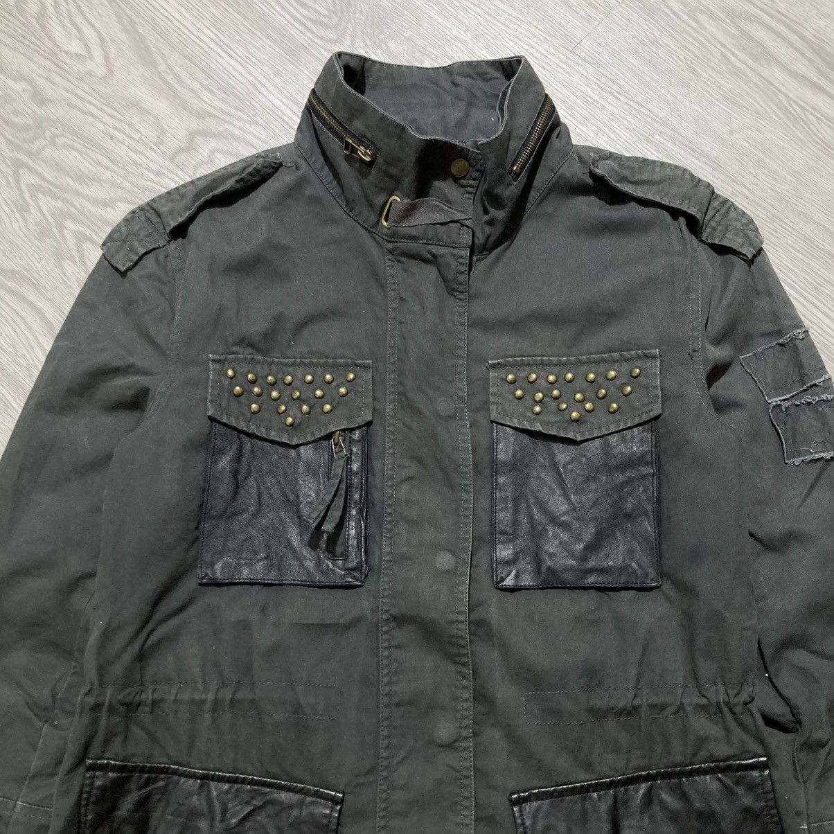 Japanese Brand 2000s Codes Combine Poem Parka Military Jacket Green Punk Size US M / EU 48-50 / 2 - 2 Thumbnail