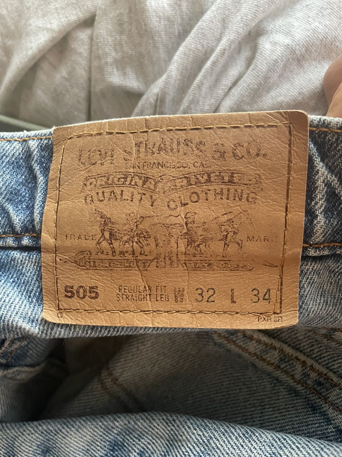Levi's × Vintage 1997 Vintage Levis 505 Orange Tab Size US 32 / EU 48 - 7 Thumbnail