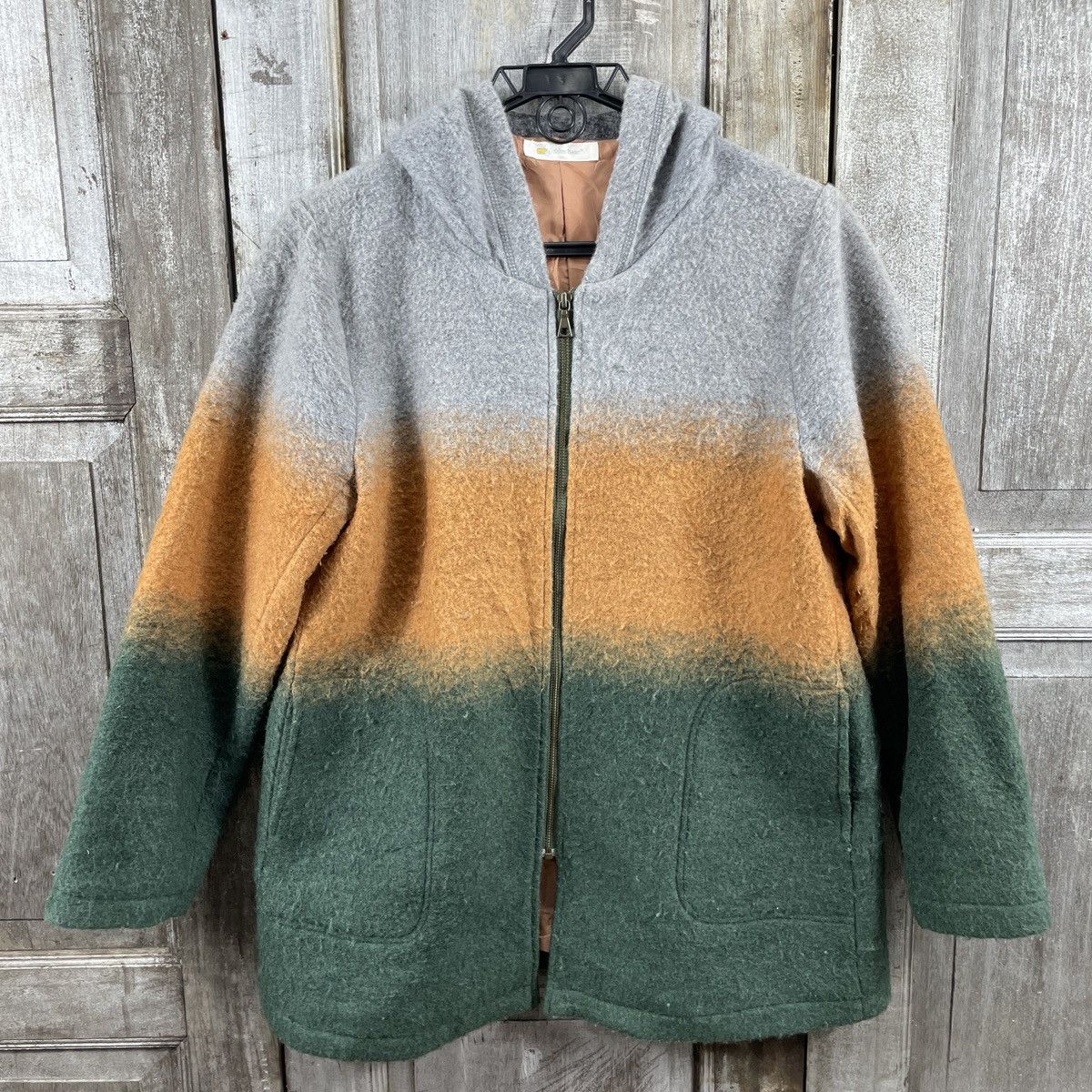 Golden Bear Vintage Golden Bear Wool Hoodie Jacket Size US M / EU 48-50 / 2 - 1 Thumbnail