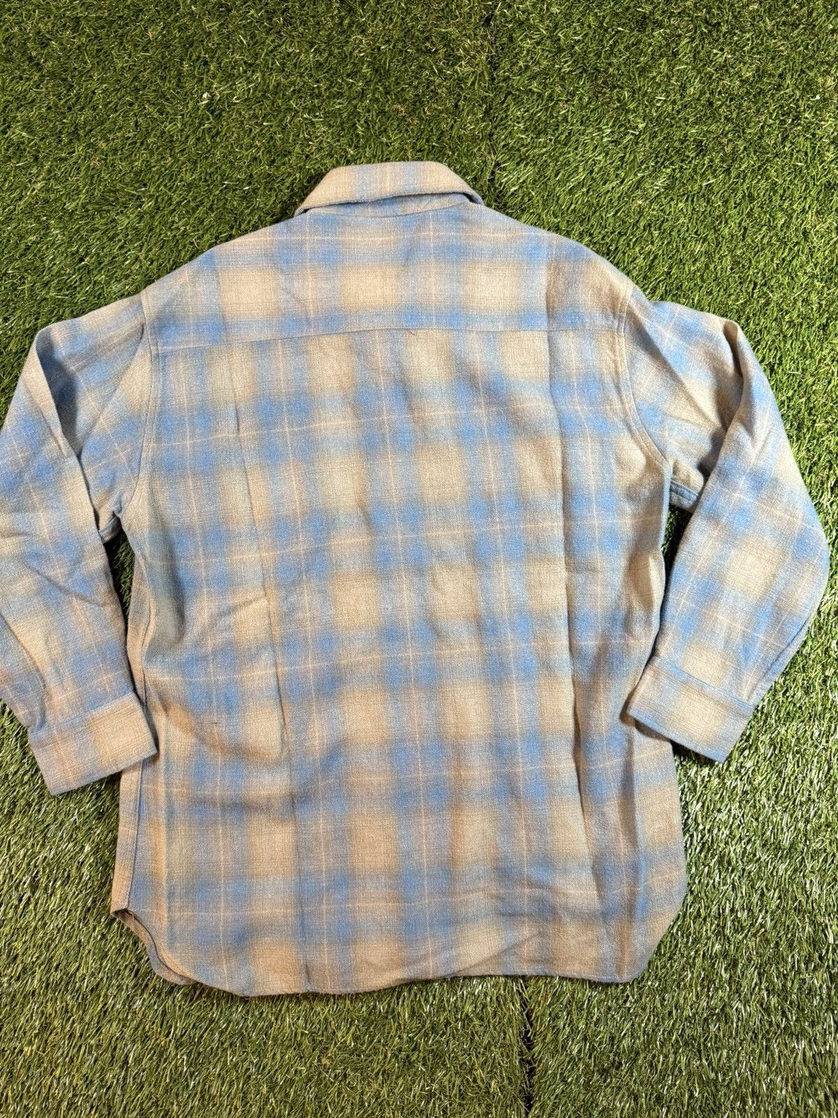 Vintage Vintage 80s Striped Earth Tone Fall Flannel Button Up Jacket Size US M / EU 48-50 / 2 - 3 Thumbnail