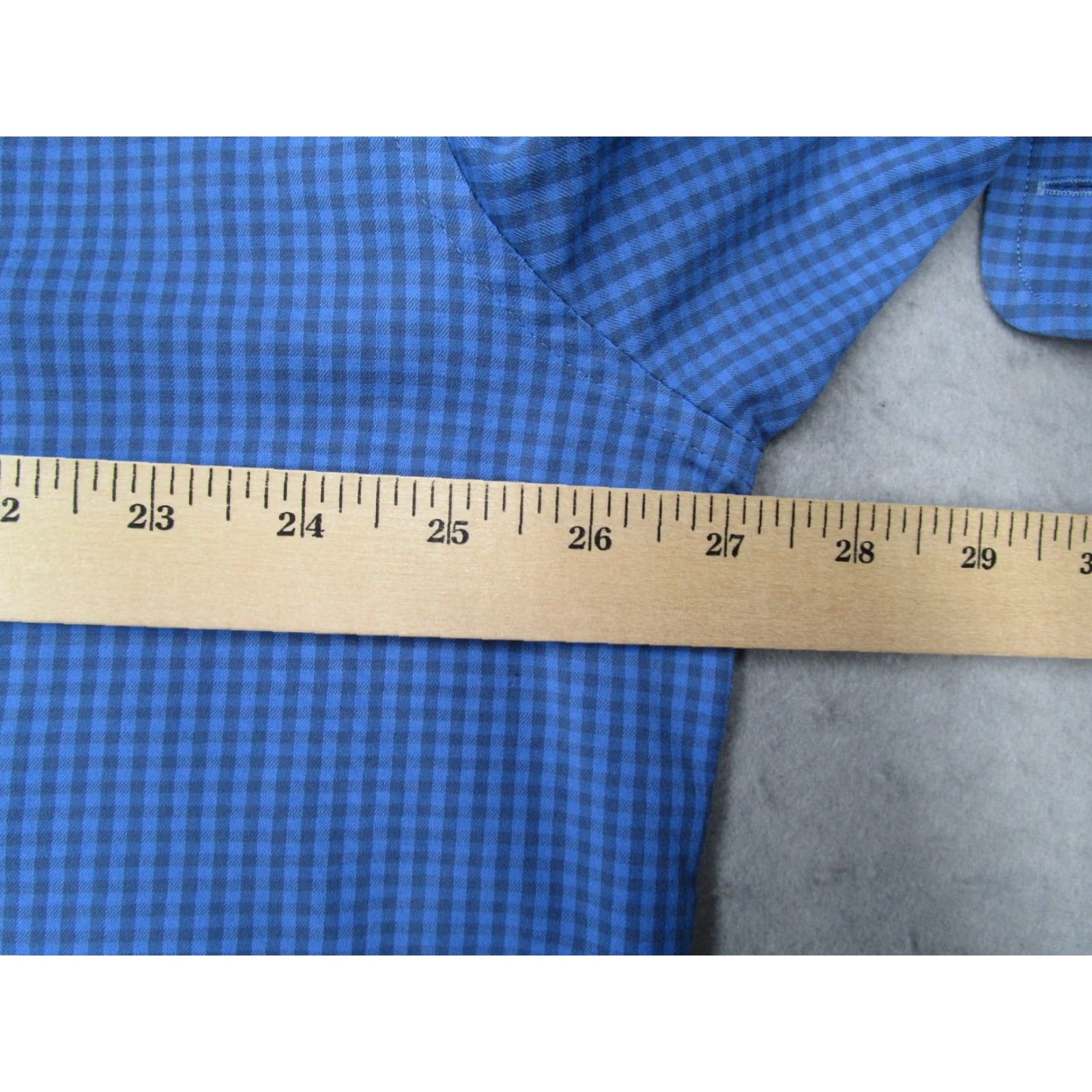 Vineyard Vines VINEYARD VINES Murray Shirt Mens 2XL Blue Check Button-Up Casual Work Performance Slimming Classic Size US XXL / EU 58 / 5 - 5 Thumbnail
