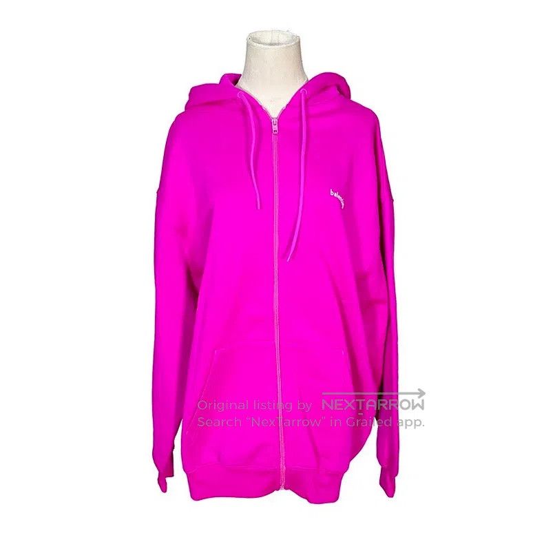 Balenciaga Balenciaga Zip Hooded Sweatshirt Size US S / EU 44-46 / 1 - 1 Thumbnail