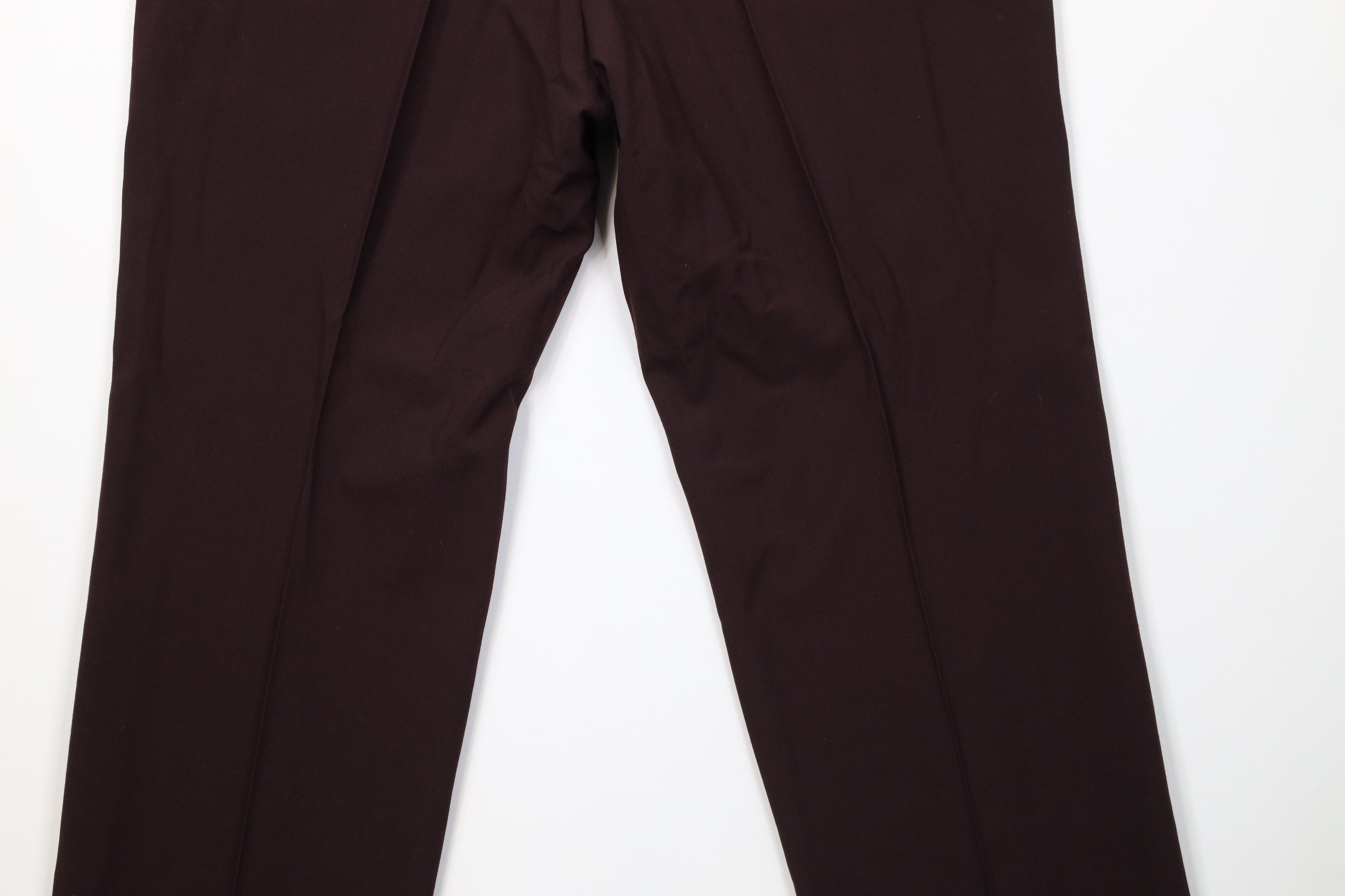 Vintage Vintage 70s Streetwear Gabardine Wide Leg Chino Pants Purple Size US 40 / EU 56 - 13 Thumbnail
