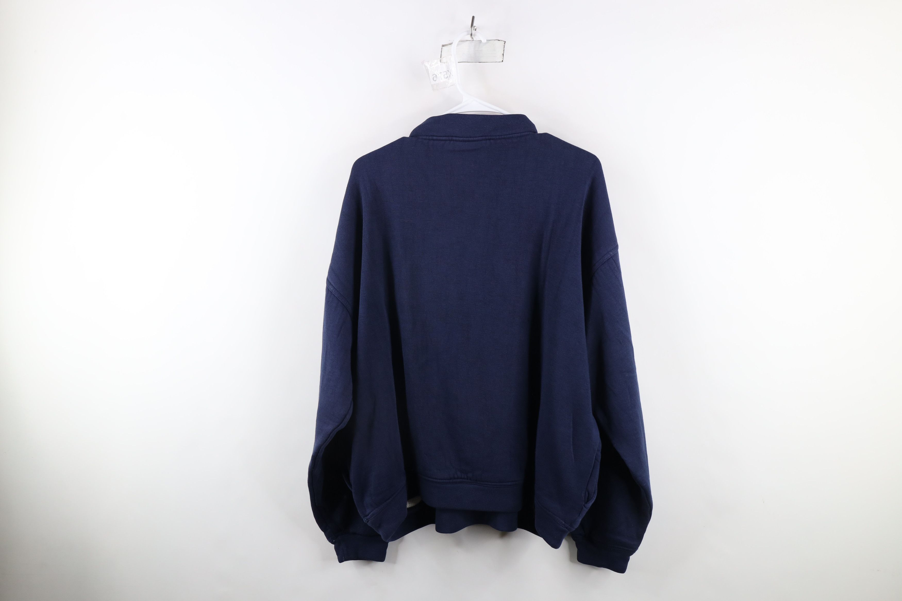 Vintage Vintage 90s Streetwear Thermal Waffle Knit Lined Sweatshirt Size US XL / EU 56 / 4 - 14 Thumbnail