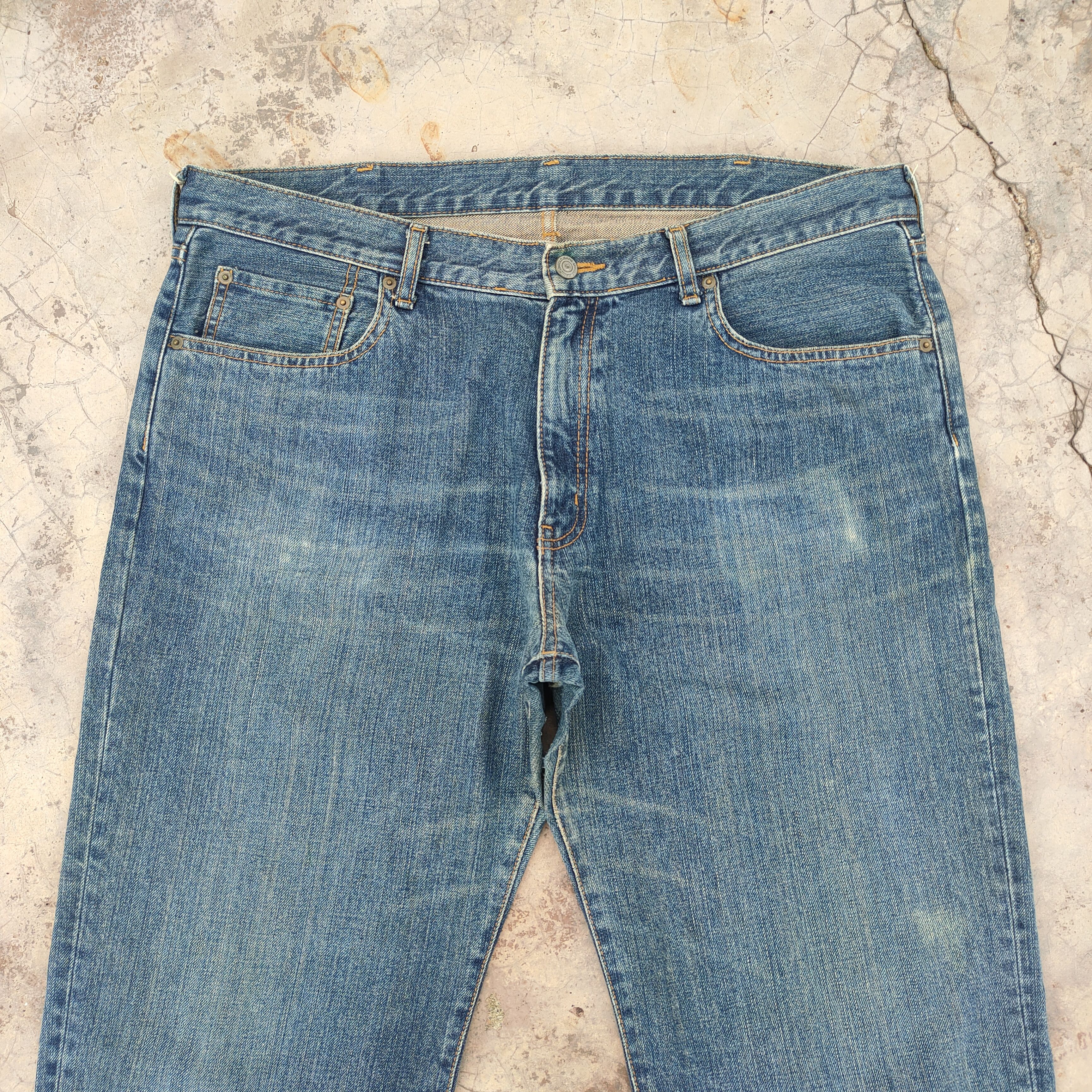 Japanese Brand × Jean × Vintage VINTAGE JAPANESE FADED JEANS DENIM PANTS Size US 40 / EU 56 - 3 Thumbnail