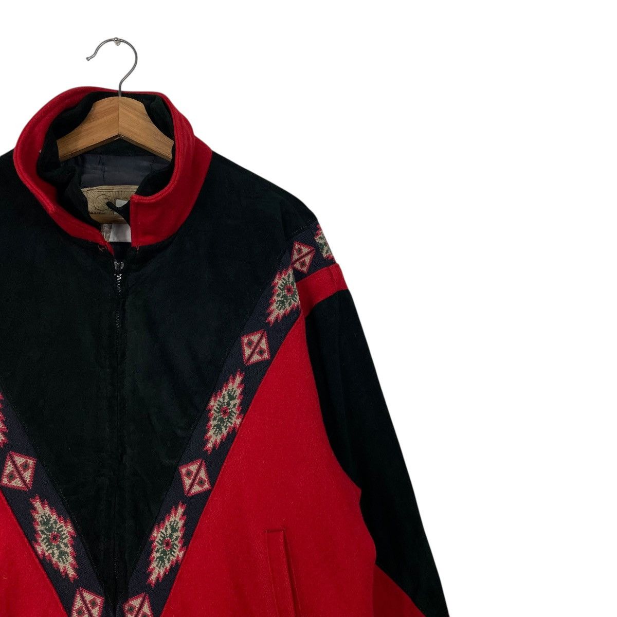 Vintage Vintage 80s Cripple Creek By Circle S Wool Suede Jacket Size US M / EU 48-50 / 2 - 5 Thumbnail