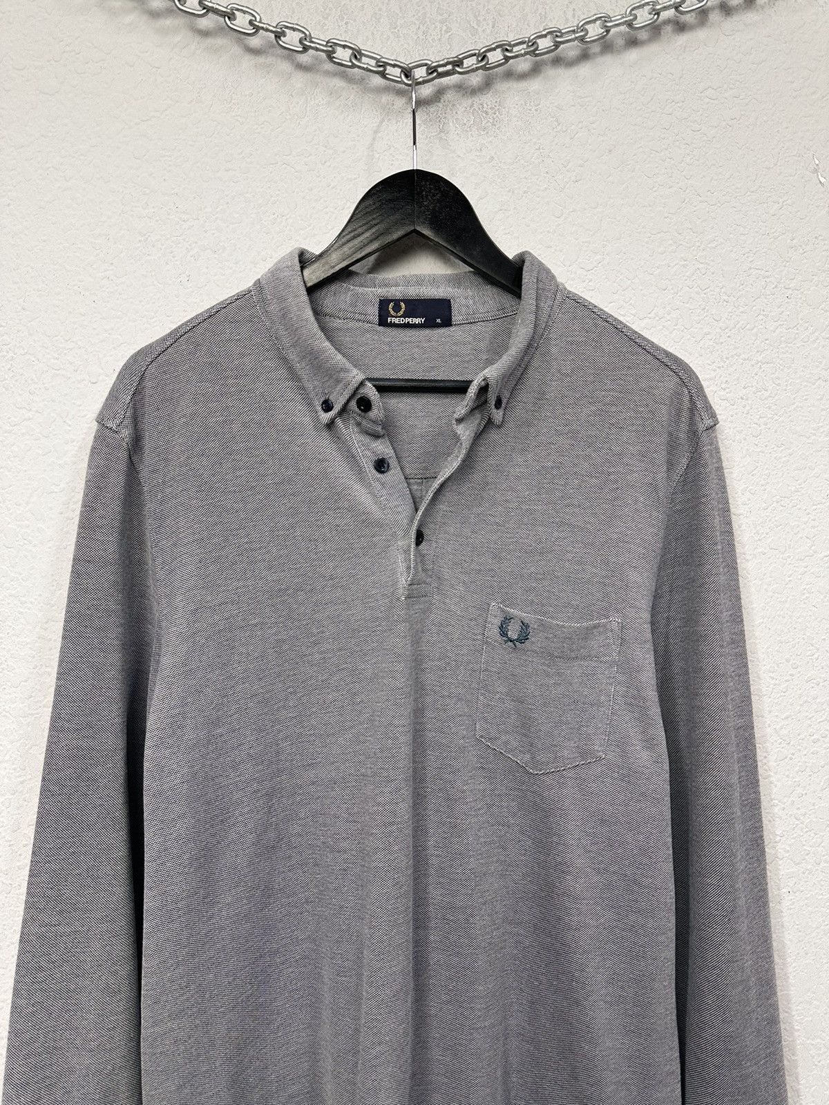Fred Perry Vintage Fred Perry Long Sleeve Y2K Regby Hype Ralph Lauren Size US XL / EU 56 / 4 - 3 Thumbnail