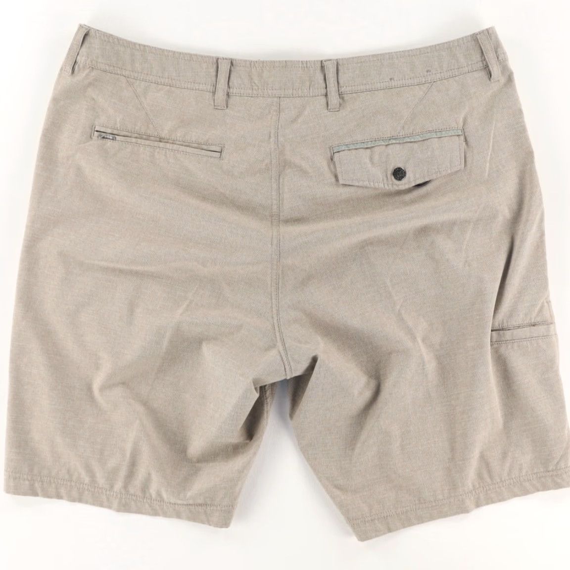 Vintage Linksoul Stretch Cotton Blend Twill Golf Shorts Gray Men's 38 Size US 38 / EU 54 - 4 Thumbnail
