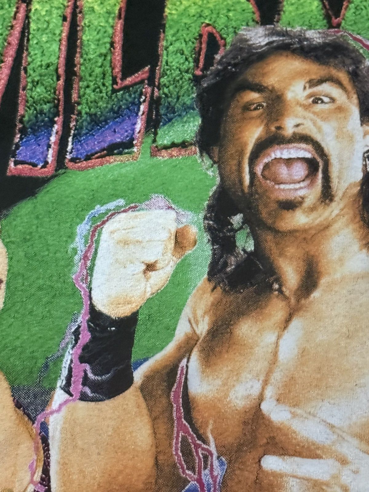 Vintage Vintage 90s WWF Marc Mero& Sable Wrestling T-Shirt Size US XL / EU 56 / 4 - 5 Thumbnail