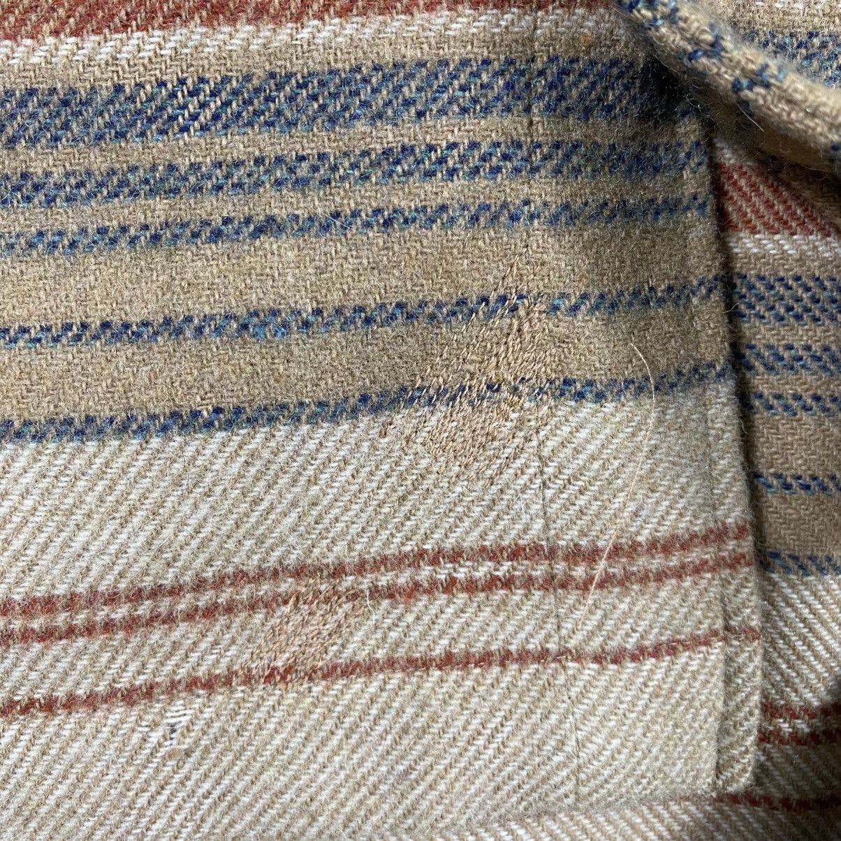 Designer × Nigel Cabourn × Vintage Vintage 90s Nigel Cabourn Wool Stripe Button Shirt L Size Size US L / EU 52-54 / 3 - 14 Thumbnail