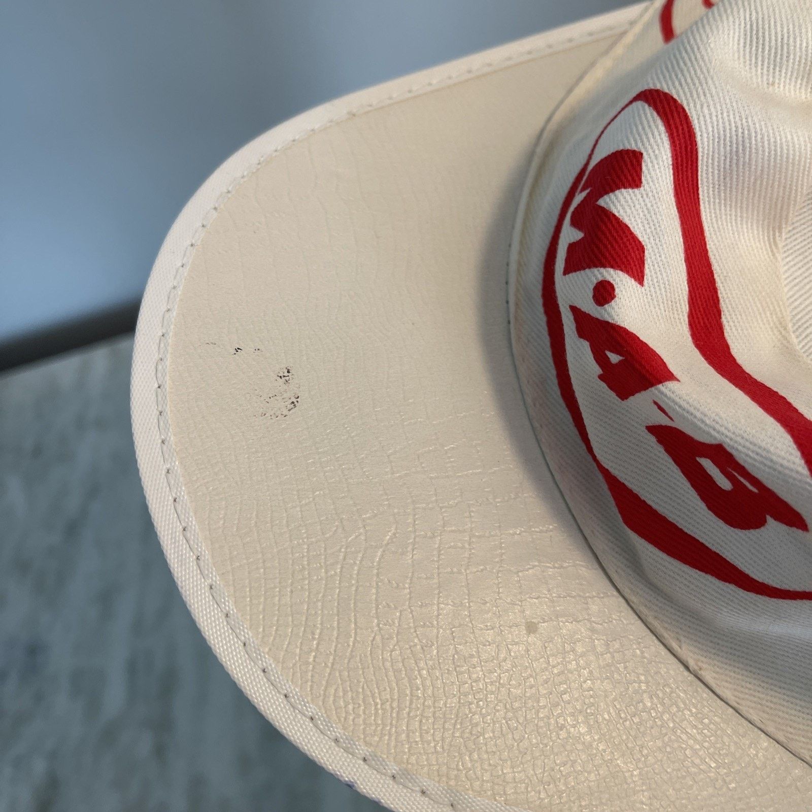 Vintage 80s MAB Paint Painters Cap OSFM Gator Brim Say No To Drugs 2 Size ONE SIZE - 8 Thumbnail