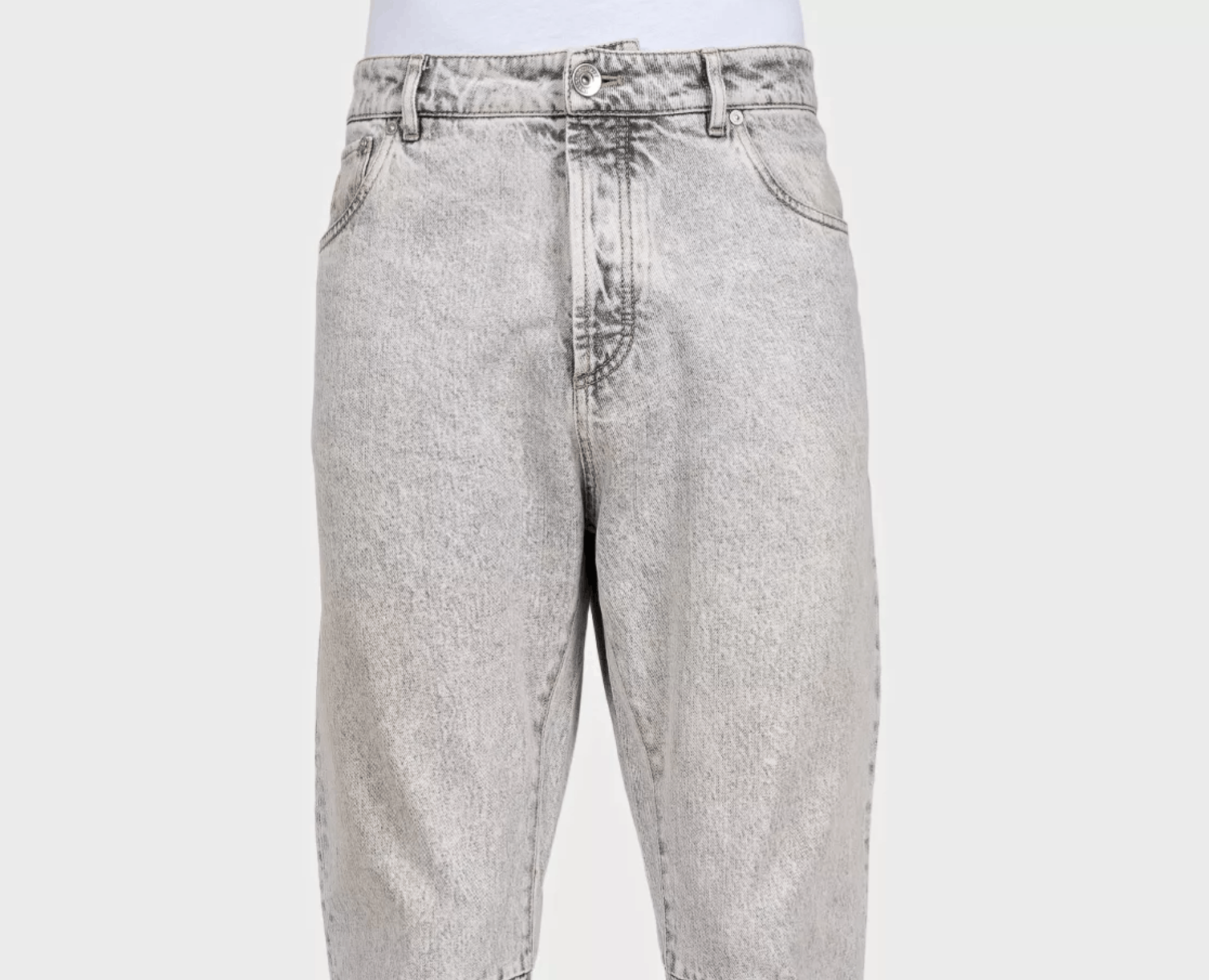Brunello Cucinelli Brunello Cucinelli Gray Straight Leg Jeans FR54 Size US 38 / EU 54 - 5 Thumbnail