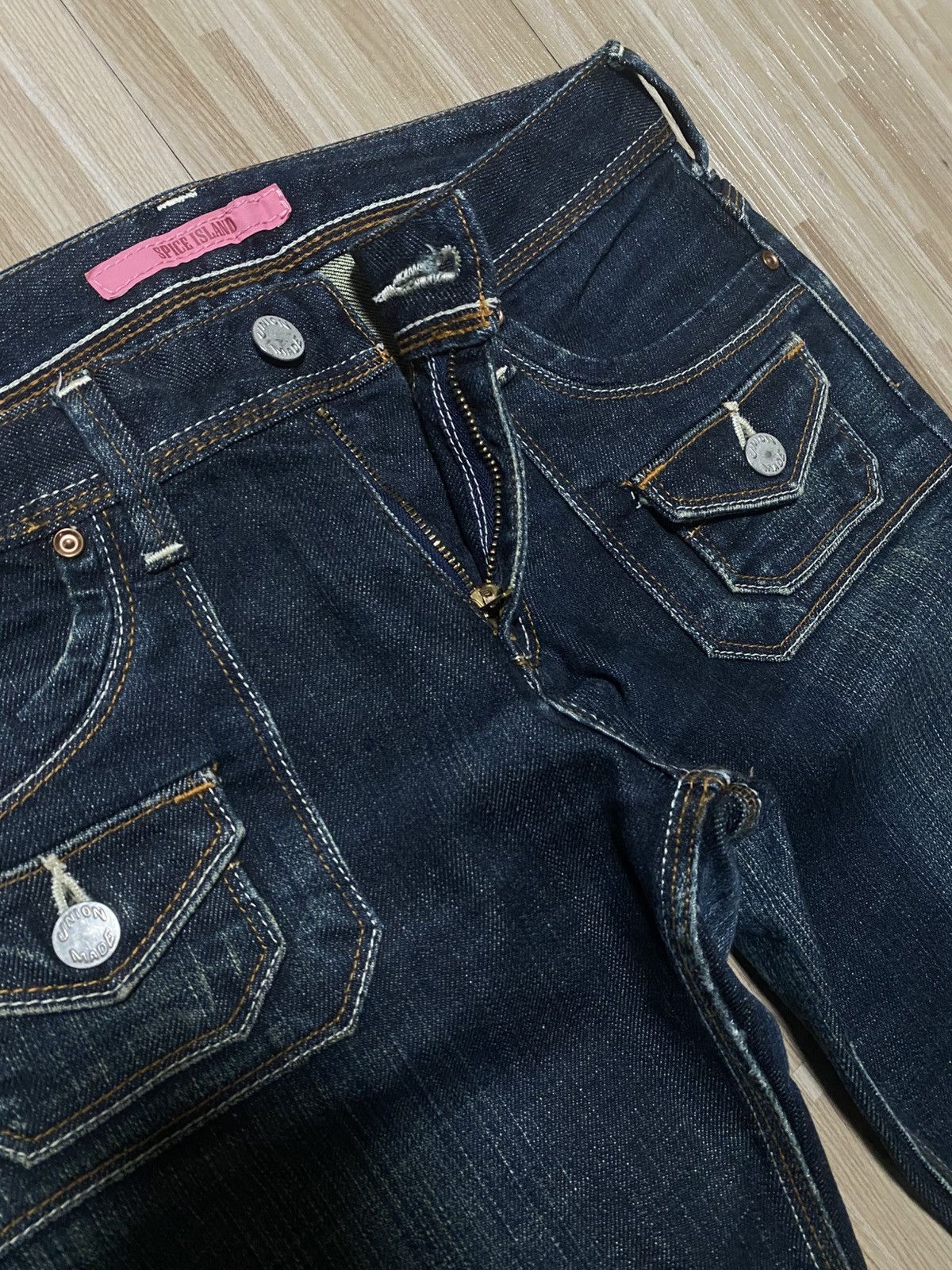 Japanese Brand 💥Denim Bootcut Bushpants💥 Size US 28 / EU 44 - 8 Thumbnail