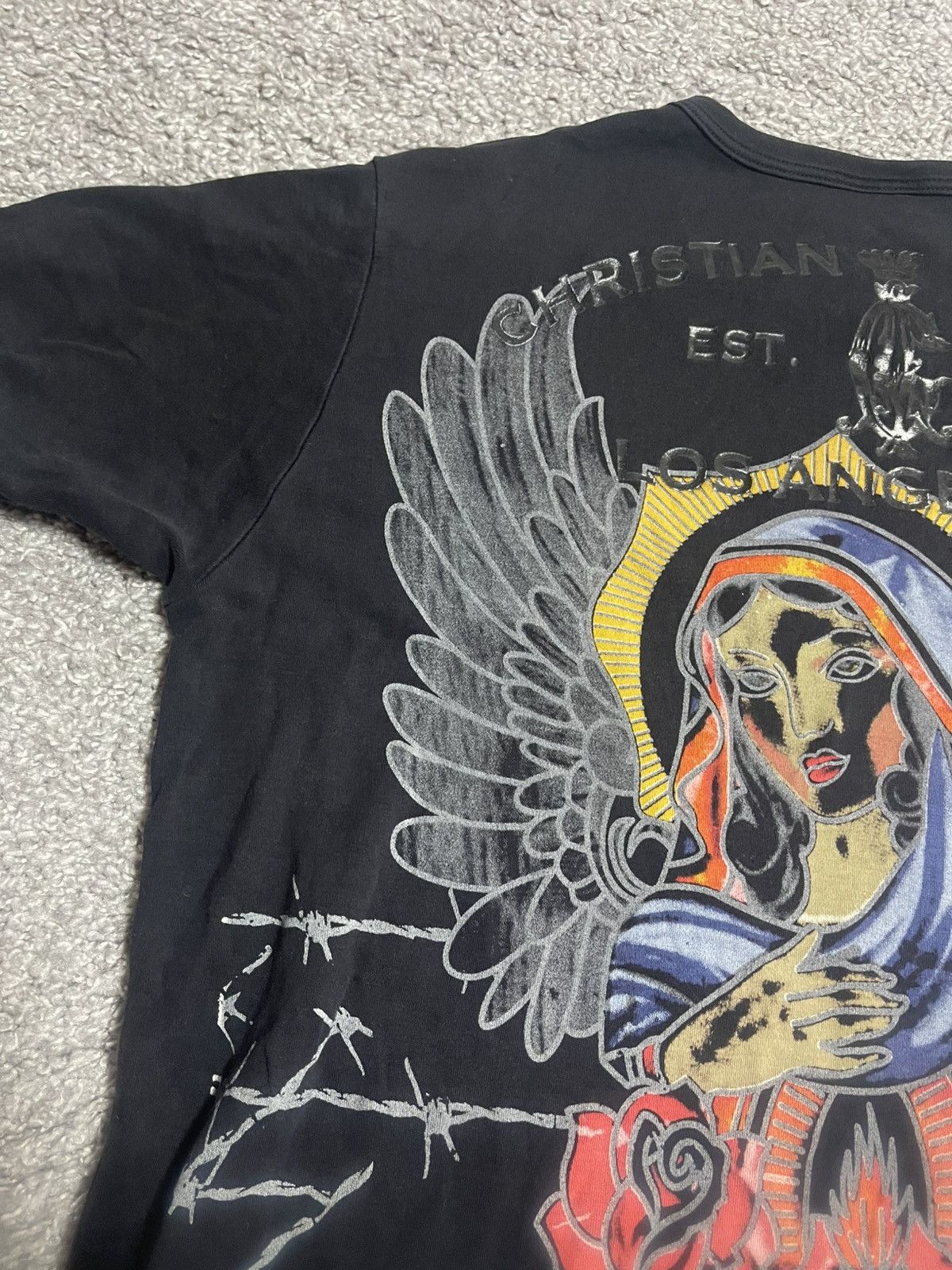Christian Audigier × Ed Hardy Christian Audigier Black Edition El Calor Angel Size M Size US M / EU 48-50 / 2 - 6 Thumbnail