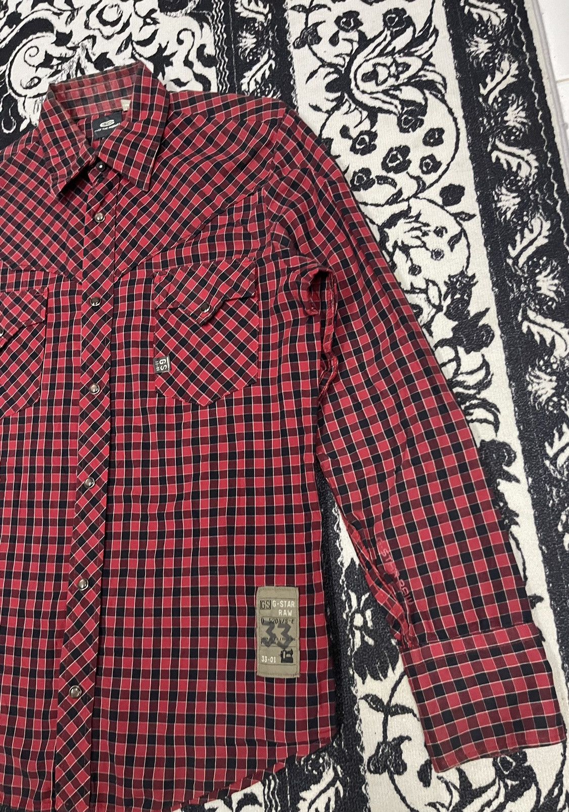 G-Star Y2K G STAR RAW BUTTON UP SHIRT BIG LOGO ON BACK Size US M / EU 48-50 / 2 - 5 Thumbnail